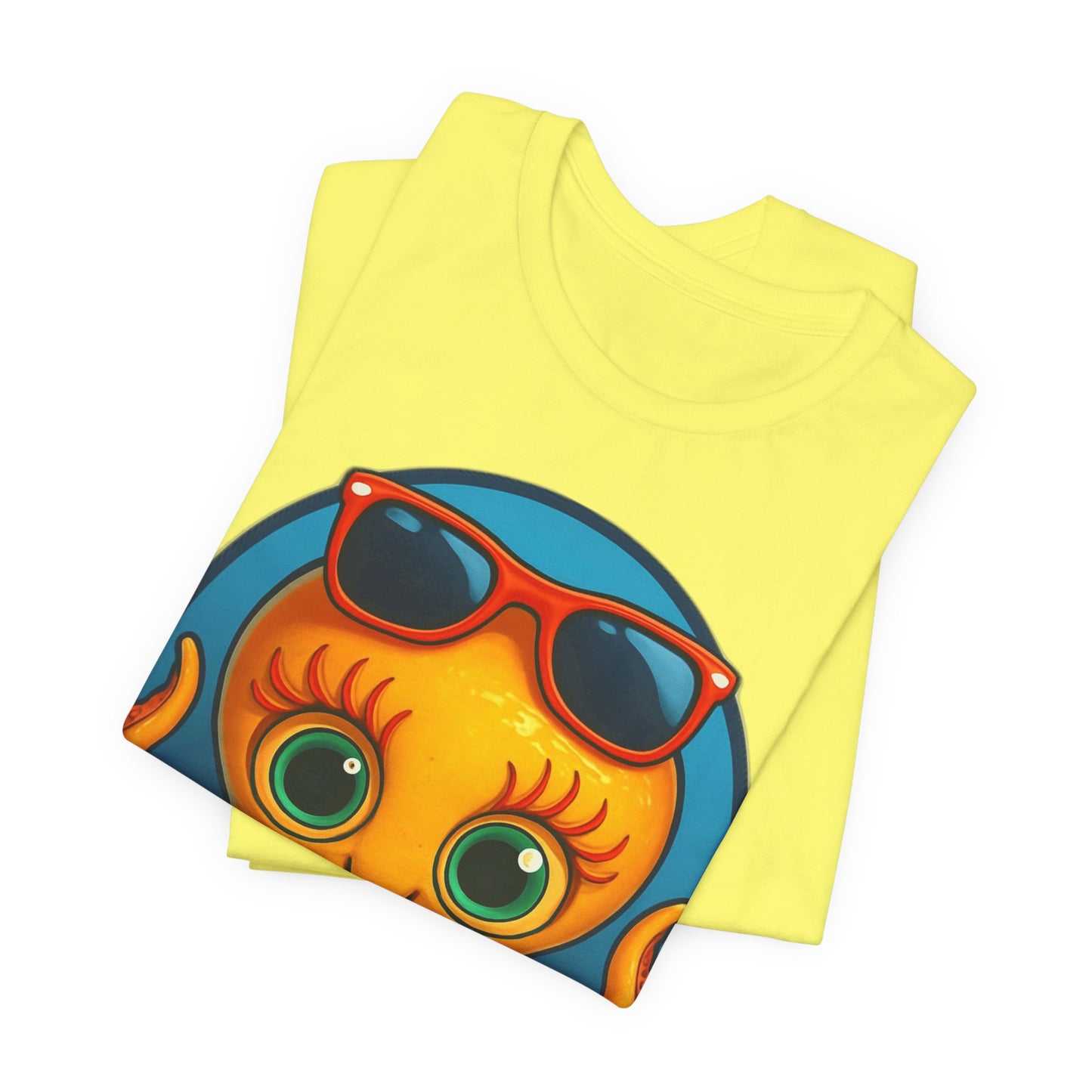 Cool Octopus Graphic Tee - Fun Unisex Jersey Short Sleeve T-Shirt