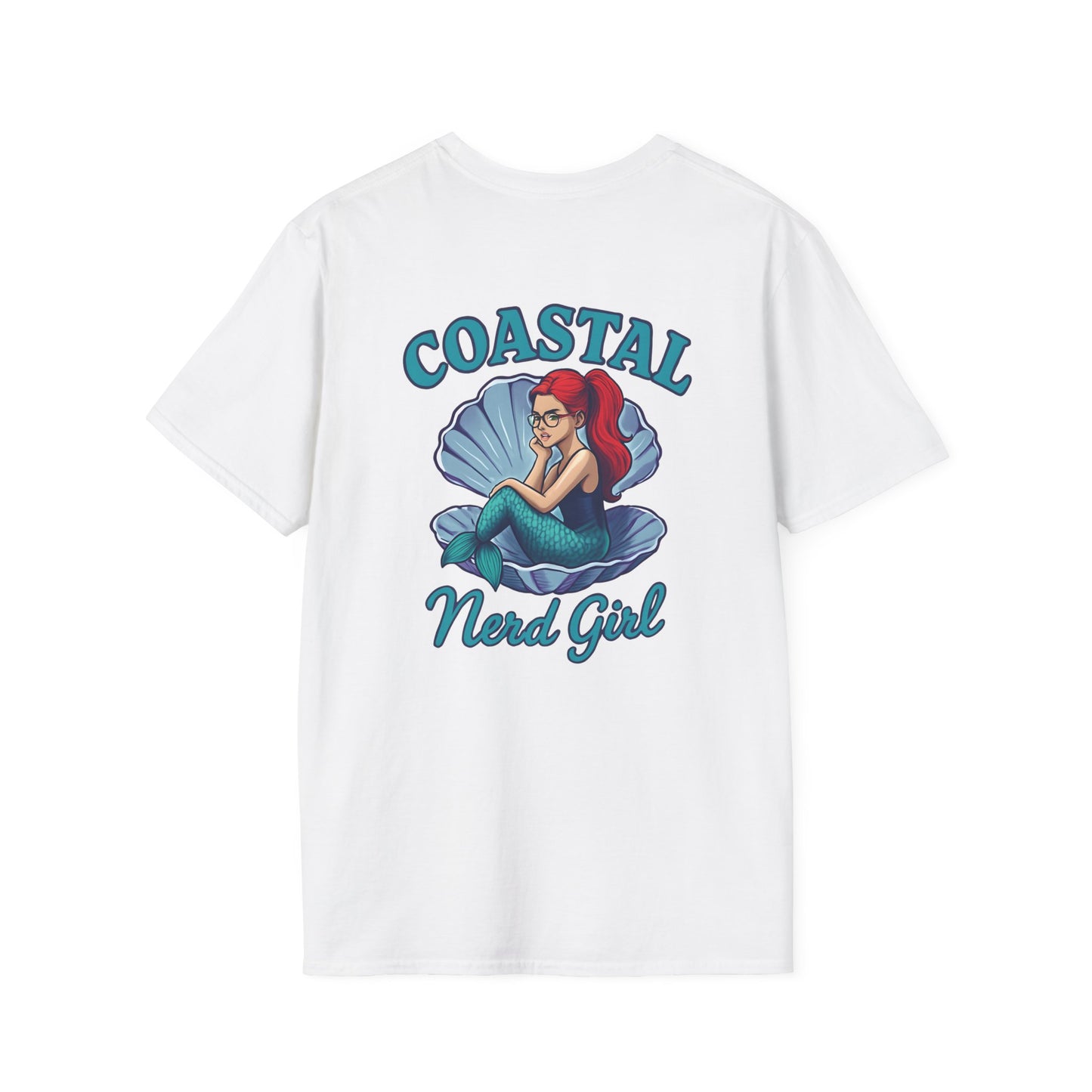 Coastal Nerd Girl Unisex T-Shirt - Fun Beachy Tee for Mermaid Lovers