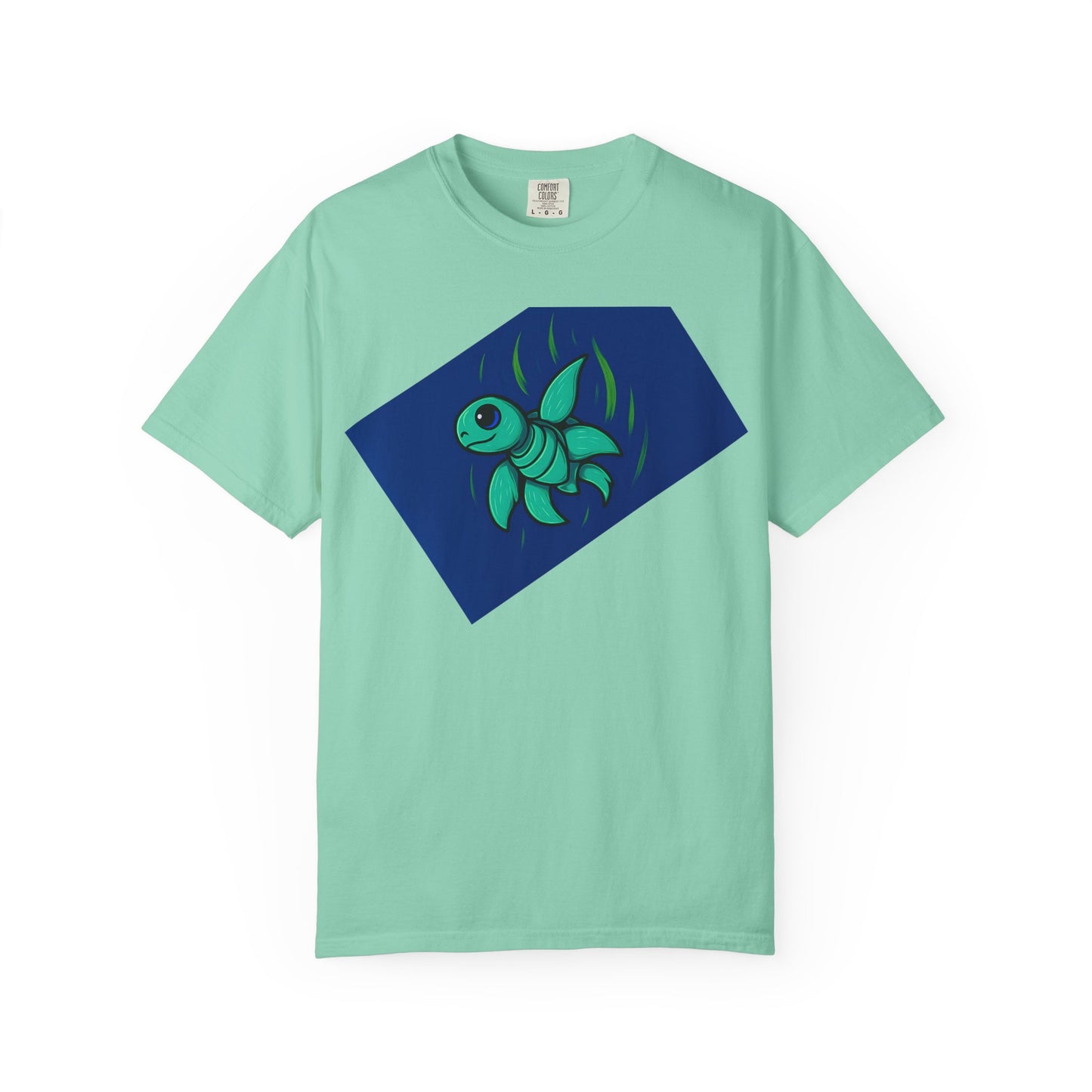 Ocean-Inspired Unisex Garment-Dyed T-shirt, Casual Tee, Beachwear, Eco-Friendly Fashion, Nature Lover Gift, Summer Apparel