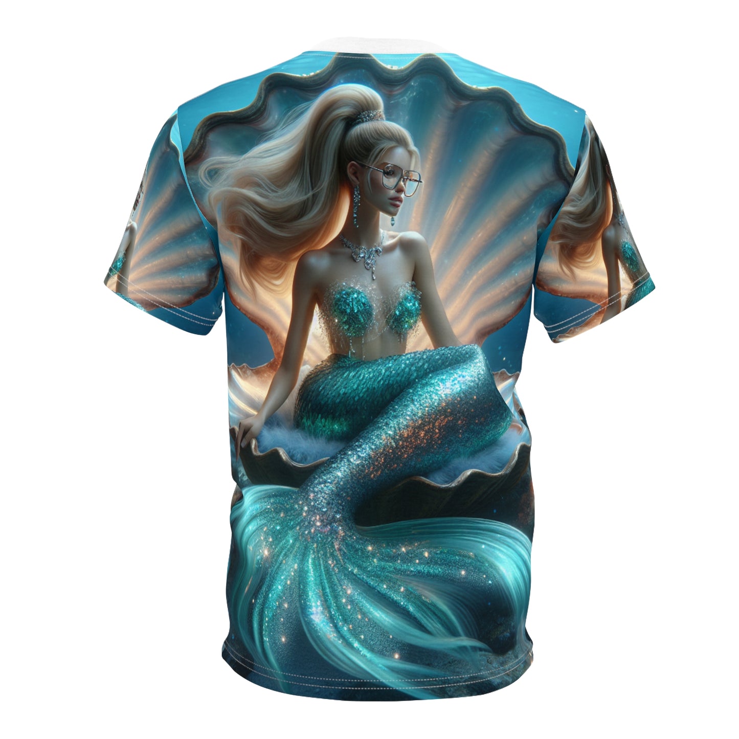 Dreamy Mermaid Unisex Tee - Stylish Cut & Sew Shirt for Ocean Lovers