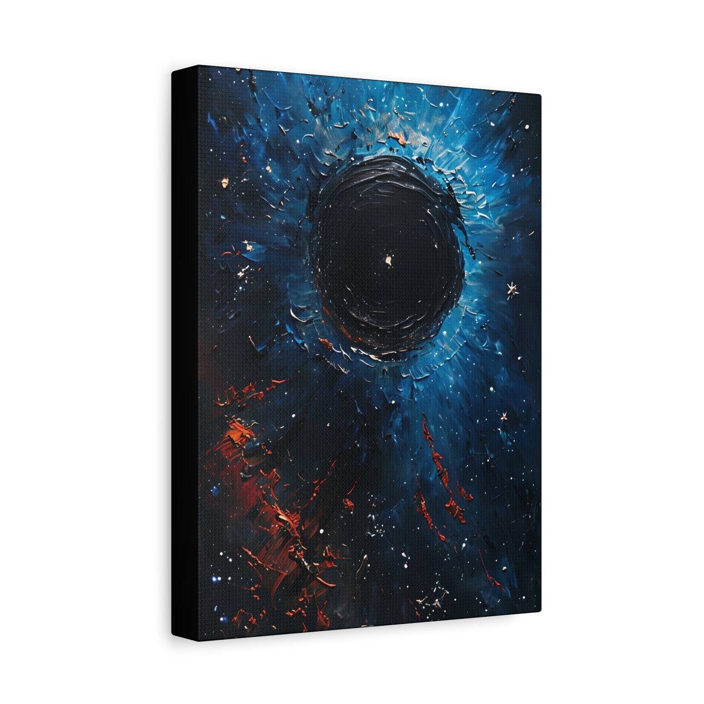 Cosmic Black Hole Canvas Art Print, Decor for Space Lovers, Unique Gift for Astronomers, Home or Office Wall Decor, Gallery Wrap Canvas