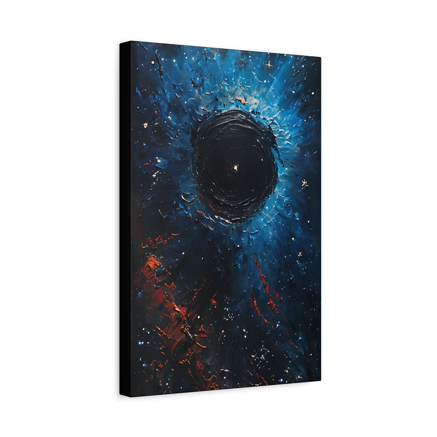 Cosmic Black Hole Canvas Art Print, Decor for Space Lovers, Unique Gift for Astronomers, Home or Office Wall Decor, Gallery Wrap Canvas
