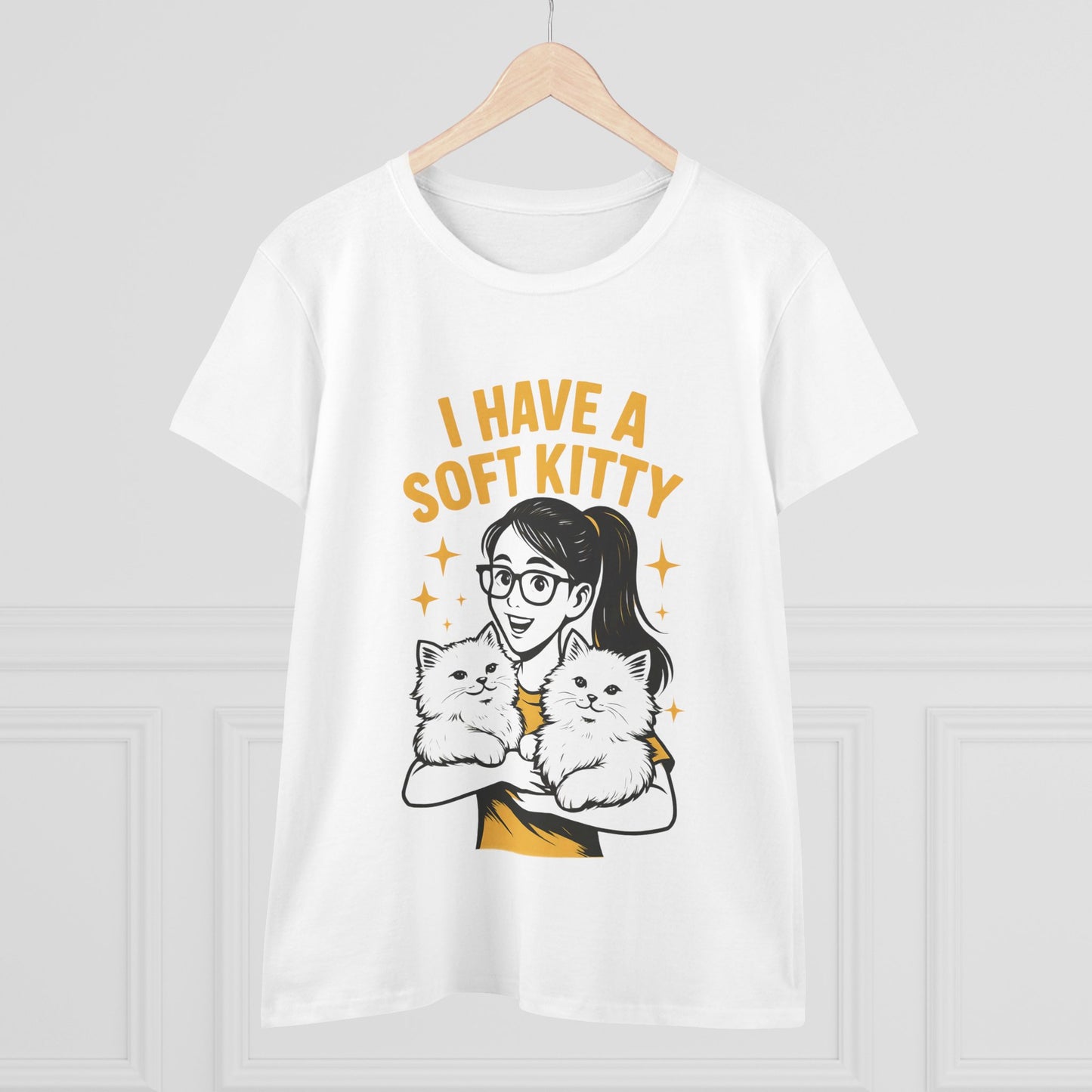 Cute Cat Lover's Tee - "I Have a Soft Kitty"