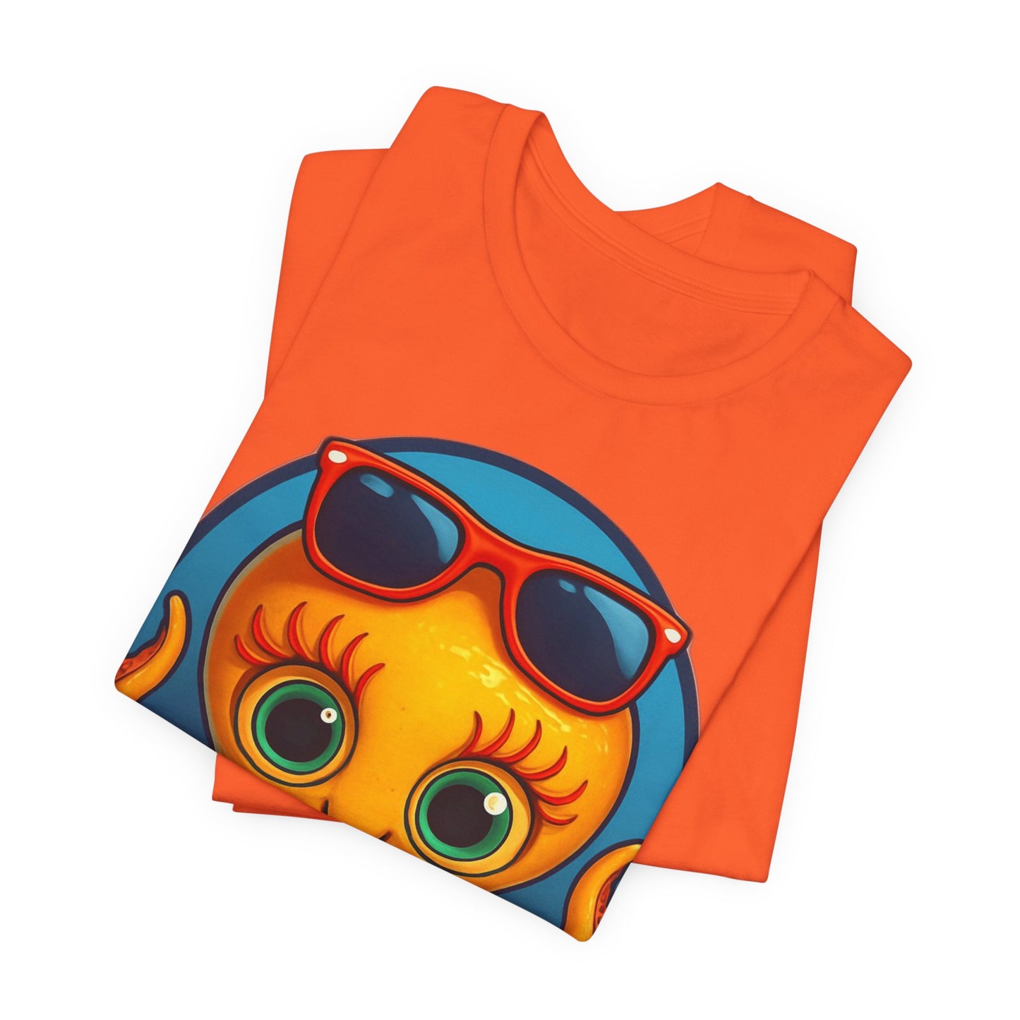 Cool Octopus Graphic Tee - Fun Unisex Jersey Short Sleeve T-Shirt