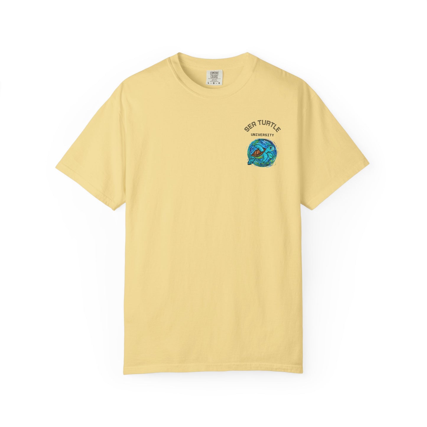 Sea Turtle University Unisex Garment-Dyed T-shirt