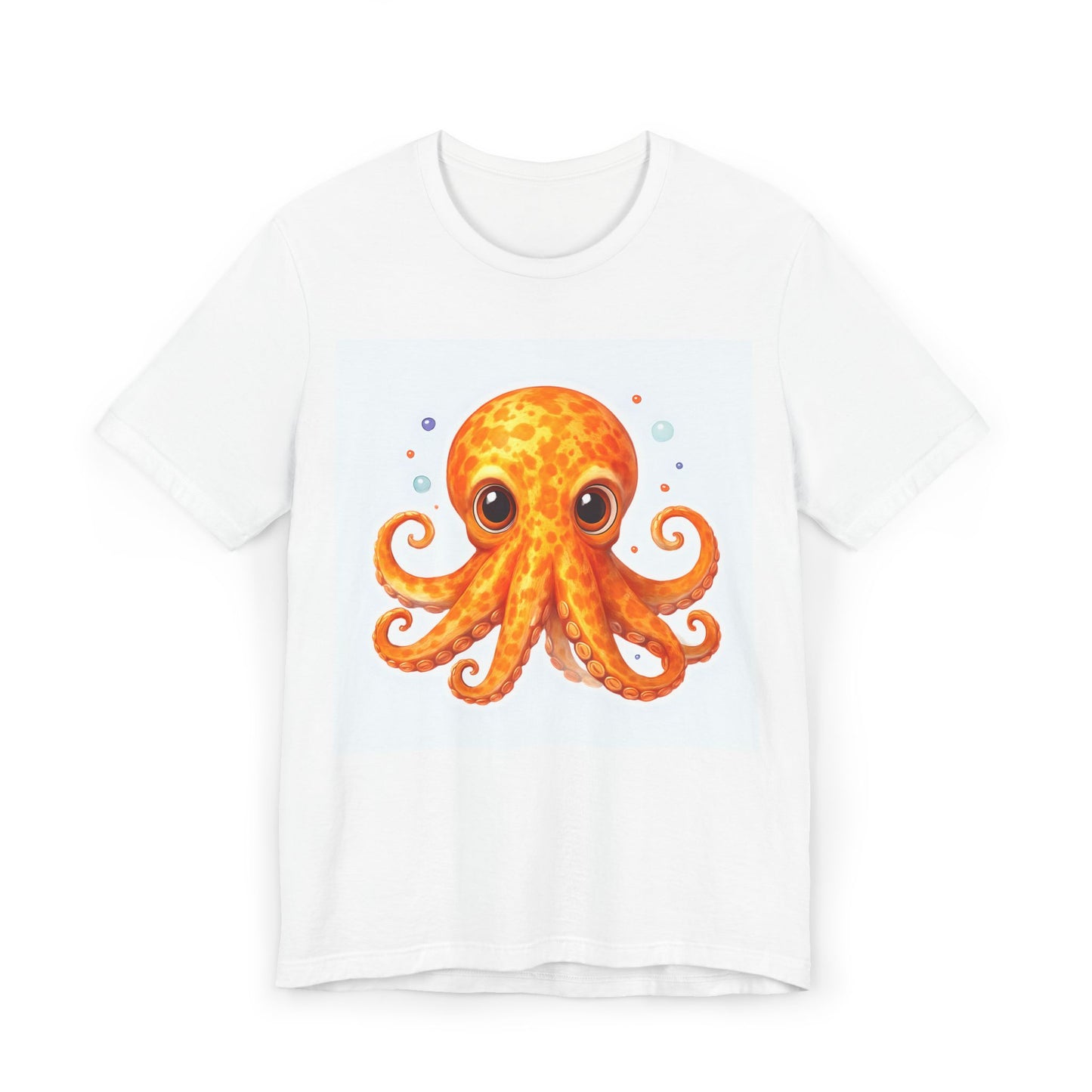 Colorful Octopus Unisex T-Shirt - Fun and Whimsical Sea Life Design