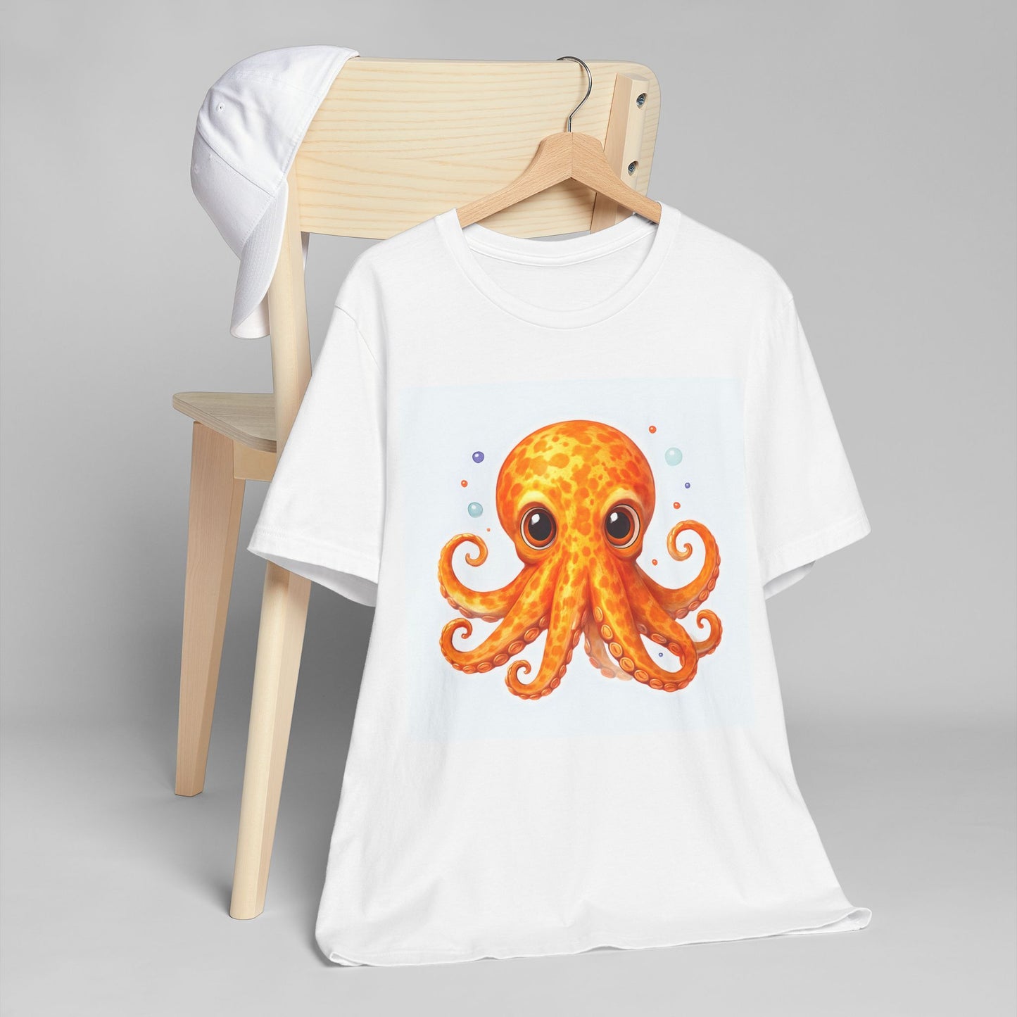Colorful Octopus Unisex T-Shirt - Fun and Whimsical Sea Life Design