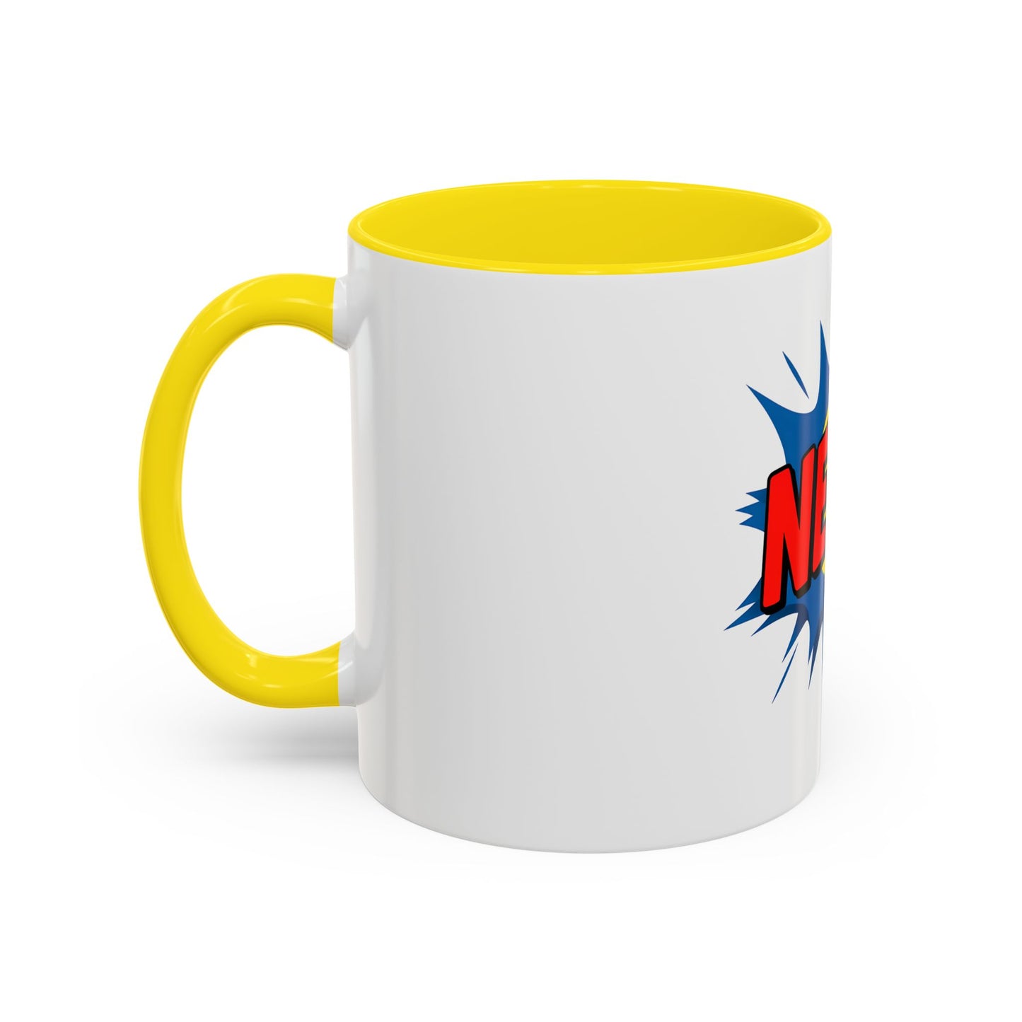 Nerd! Accent Coffee Mug - Fun Gift for Geeks & Gamers
