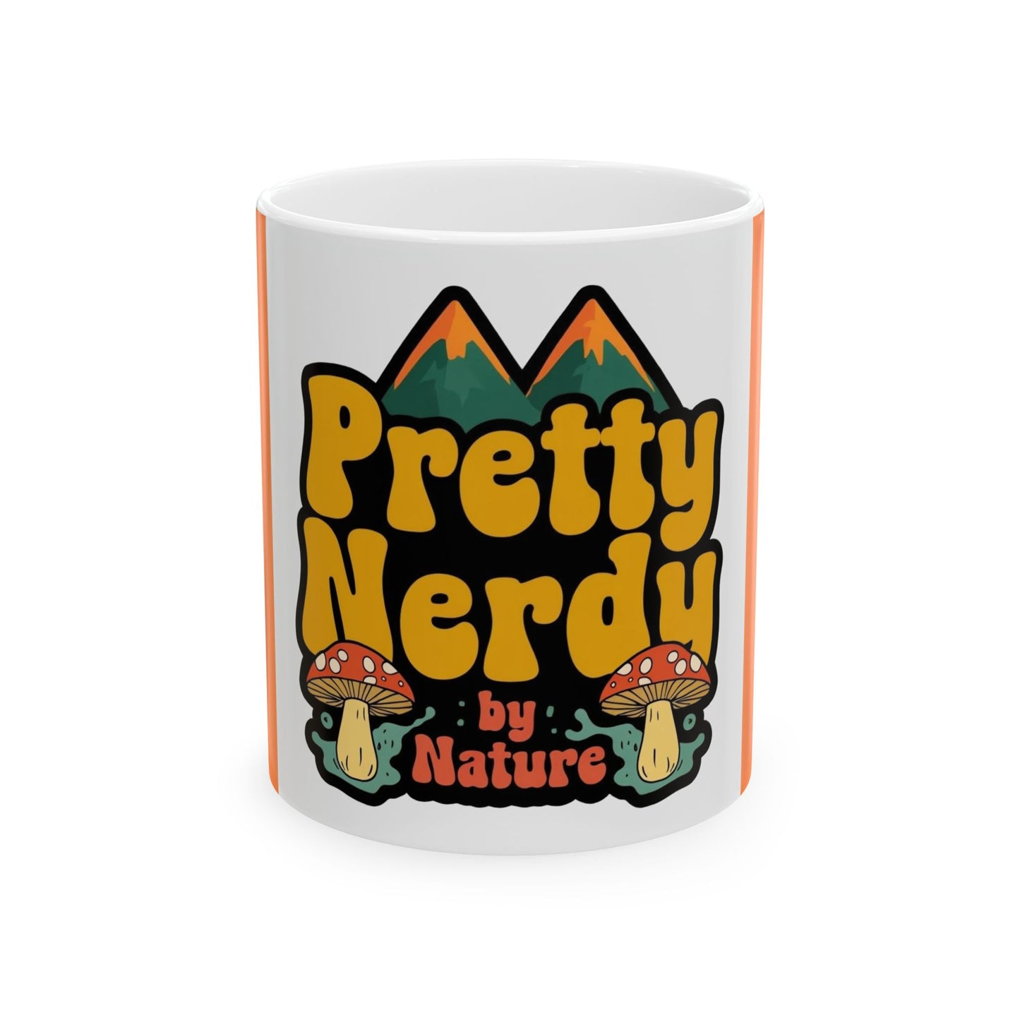 Pretty Nerdy Nature Ceramic Mug - Perfect Gift for Nature Lovers