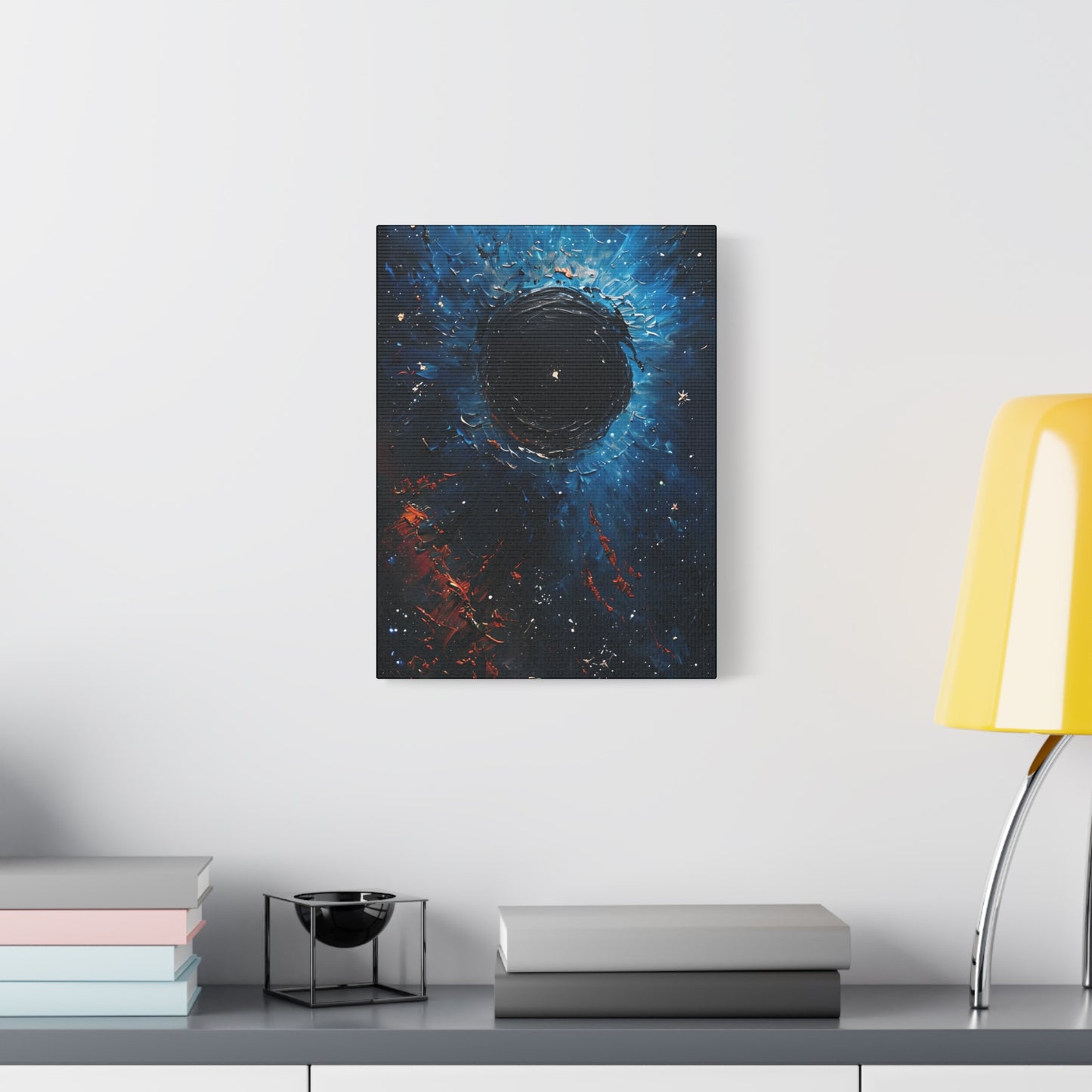 Cosmic Black Hole Canvas Art Print, Decor for Space Lovers, Unique Gift for Astronomers, Home or Office Wall Decor, Gallery Wrap Canvas