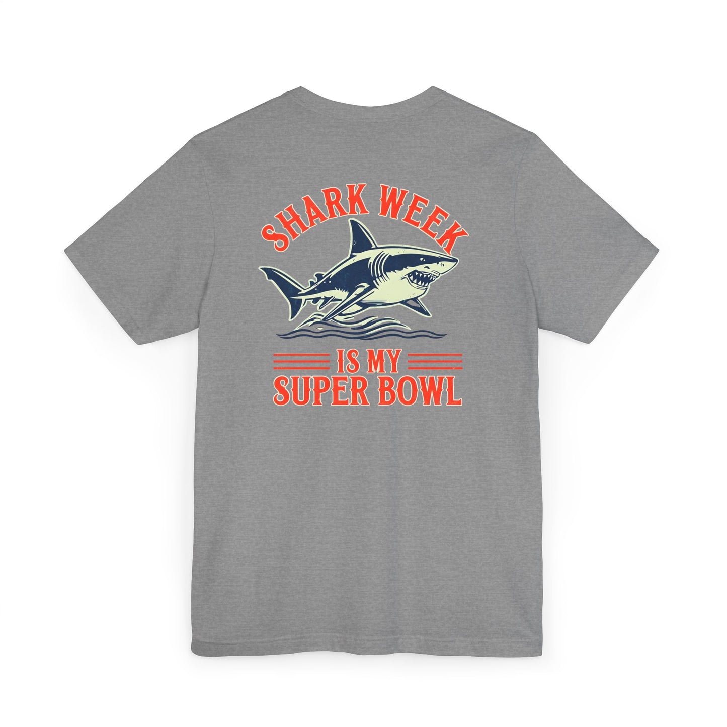 Shark Week Unisex Jersey T-Shirt, Funny Shark Tee, Gift for Shark Lovers, Summer Apparel, Ocean Themed Clothing