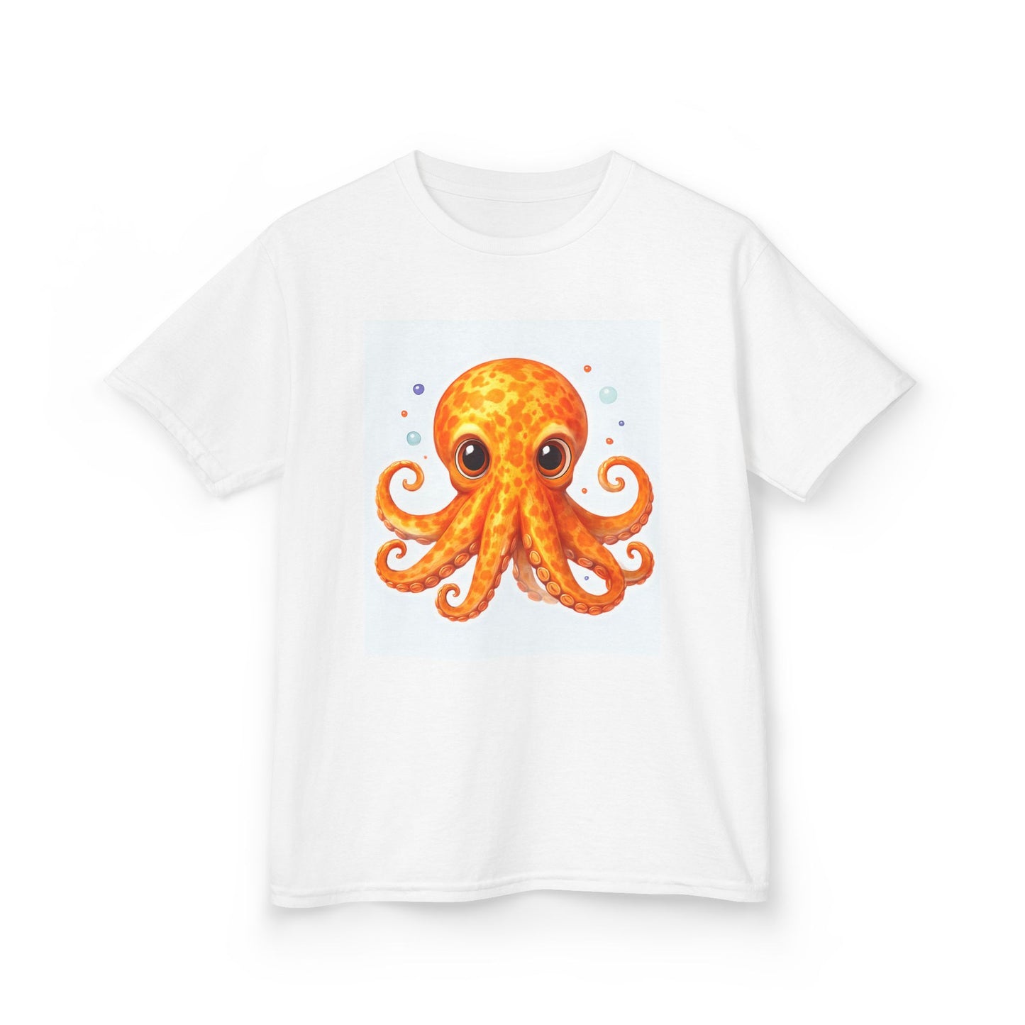 Kids Colorful Octopus Tee - Fun & Playful Cotton Shirt for Children