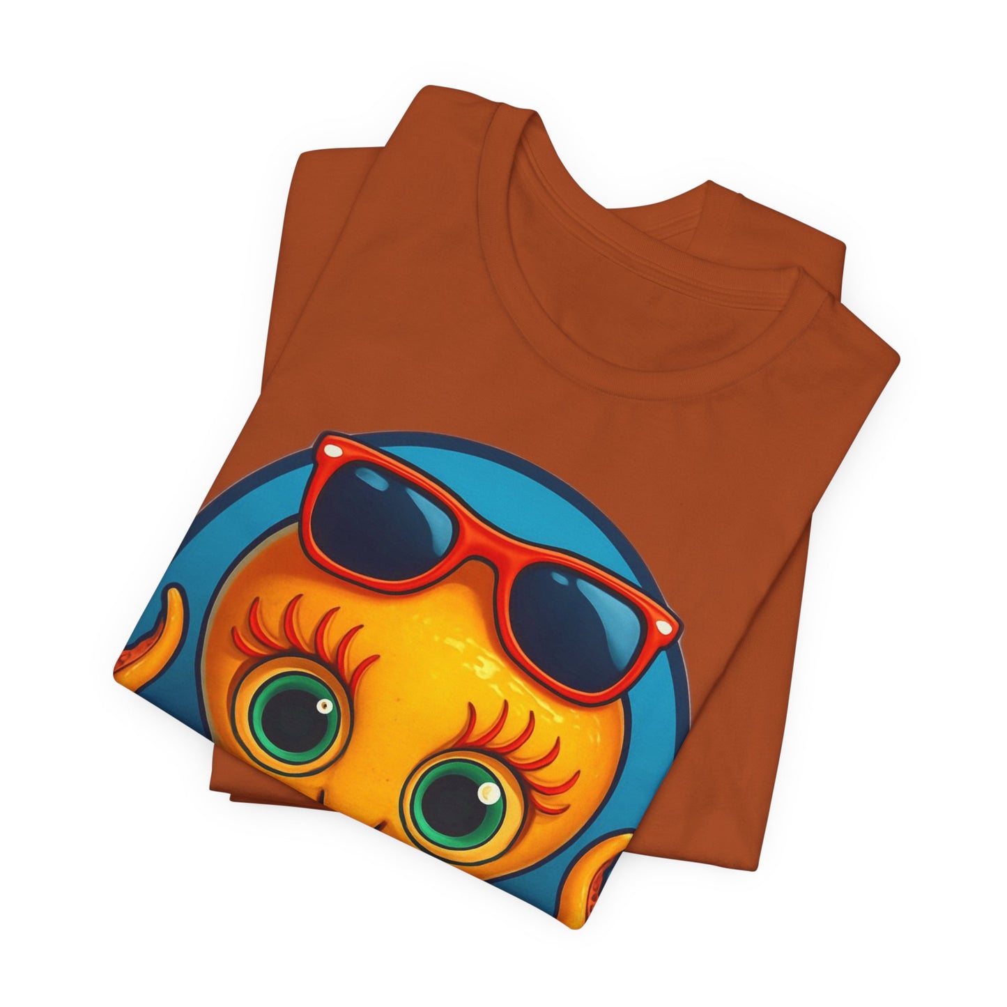 Cool Octopus Graphic Tee - Fun Unisex Jersey Short Sleeve T-Shirt