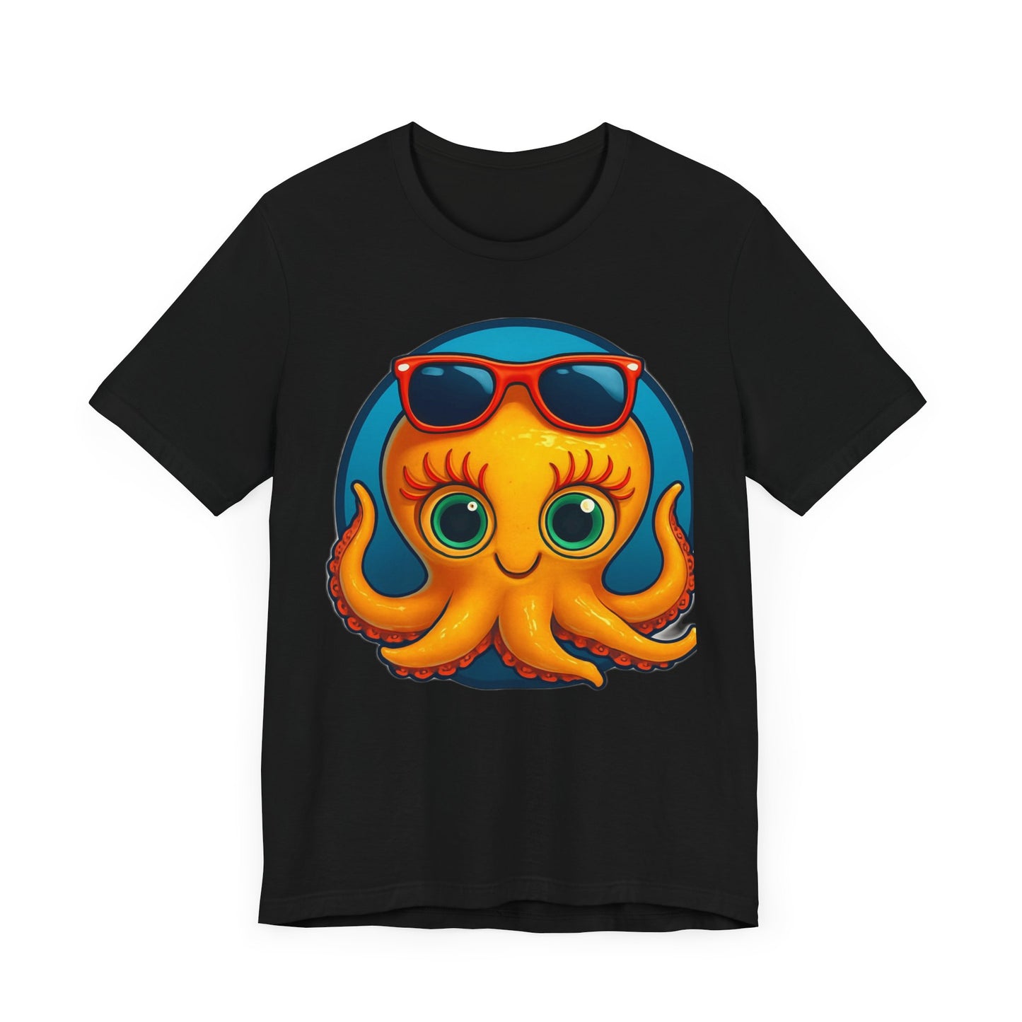 Cool Octopus Graphic Tee - Fun Unisex Jersey Short Sleeve T-Shirt