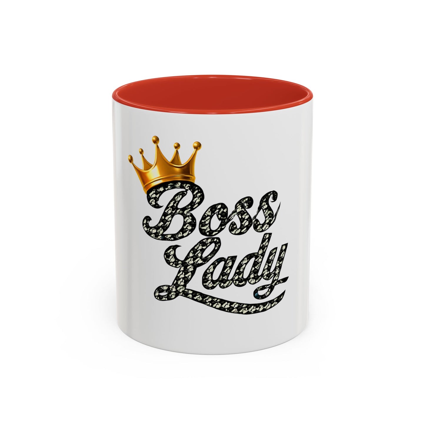 Boss Lady Accent Coffee Mug - Empowering Gift for Women
