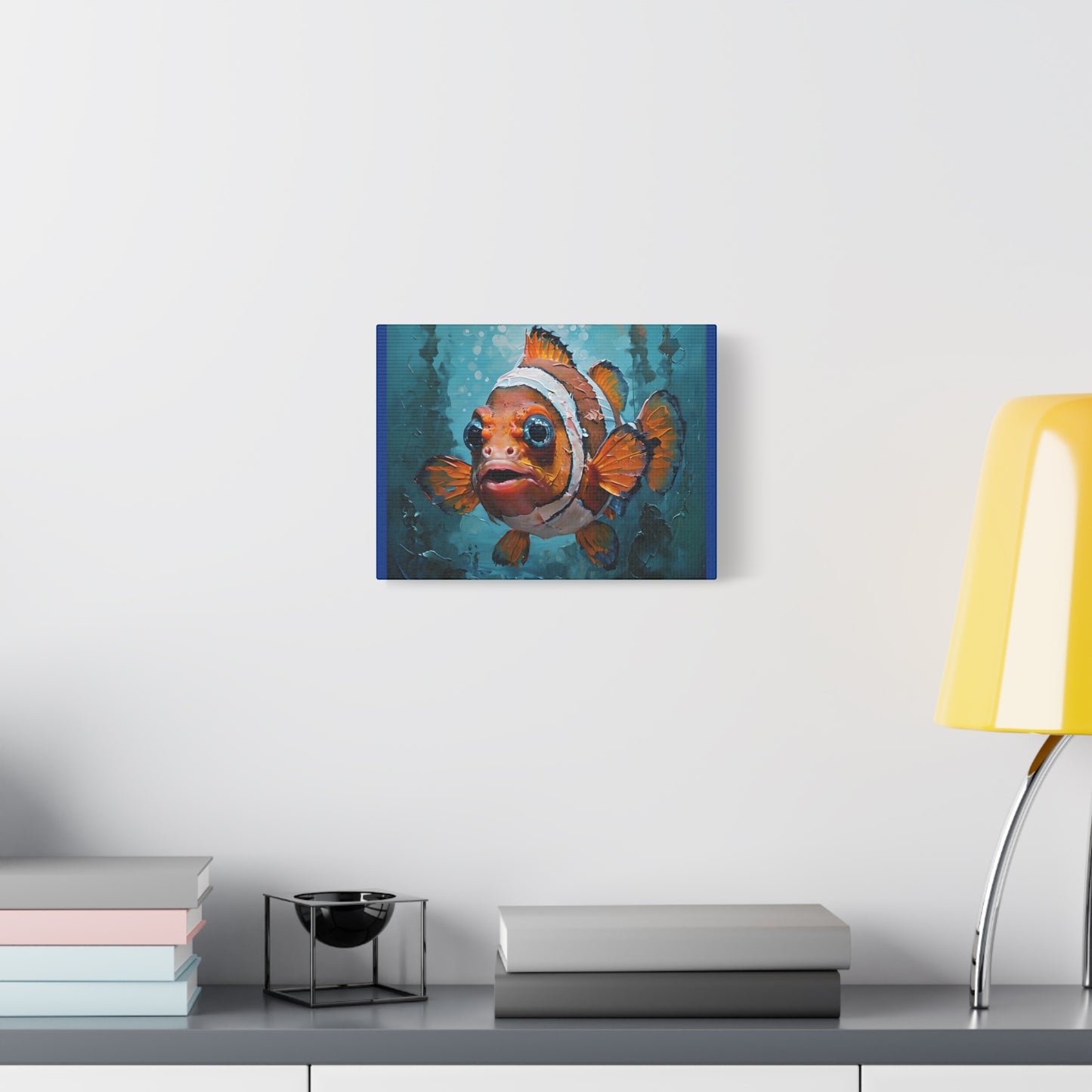 Vibrant Fish Canvas Art Print, Ocean Decor, Beach House Wall Art, Living Room Decoration, Gift for Marine Life Lovers