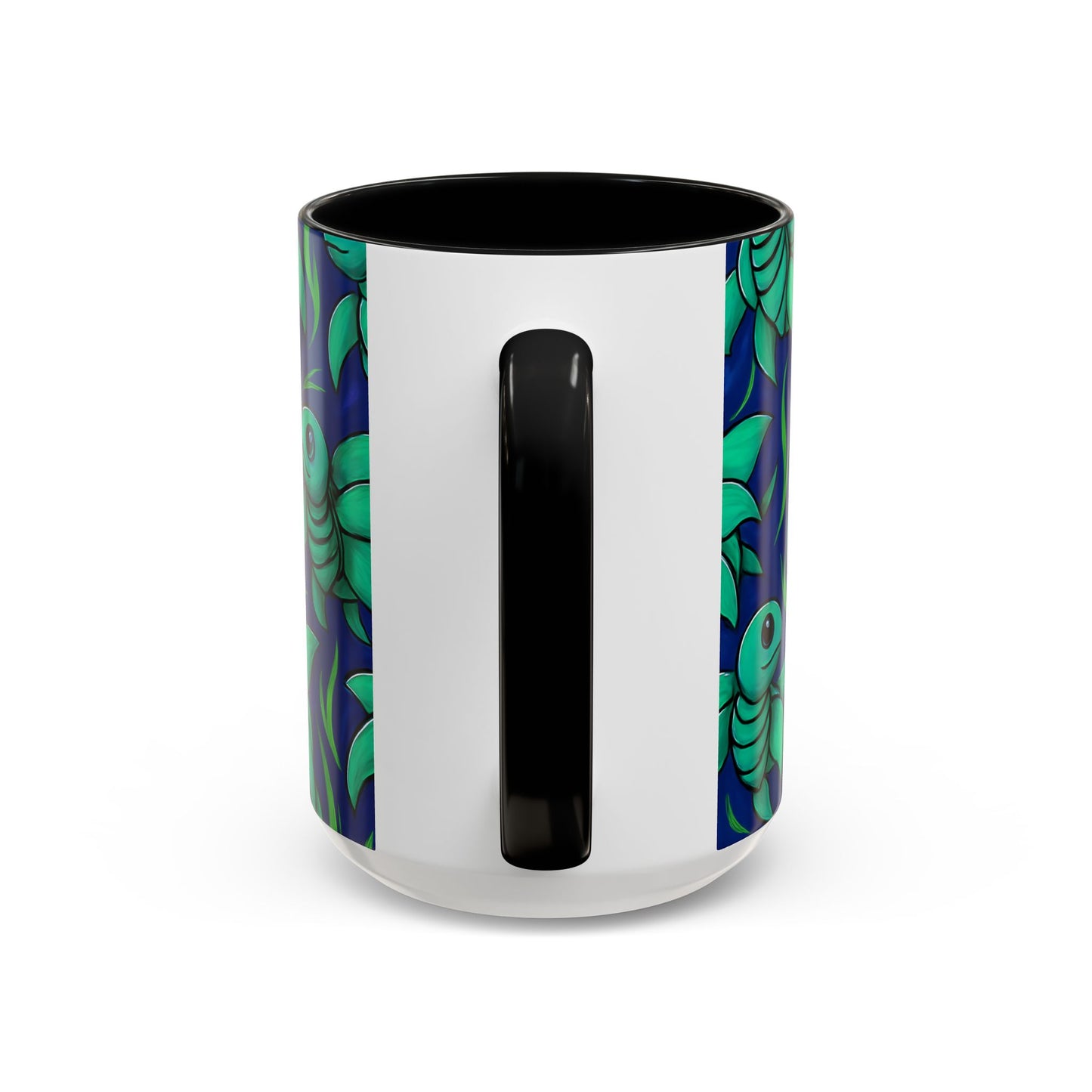 Whimsical Sea Turtle Accent Coffee Mug - 11/15oz