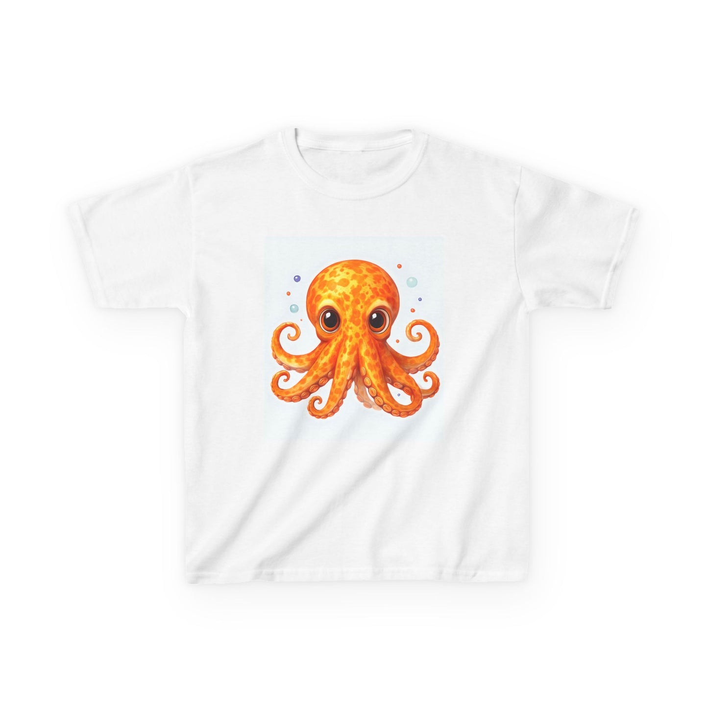 Kids Colorful Octopus Tee - Fun & Playful Cotton Shirt for Children