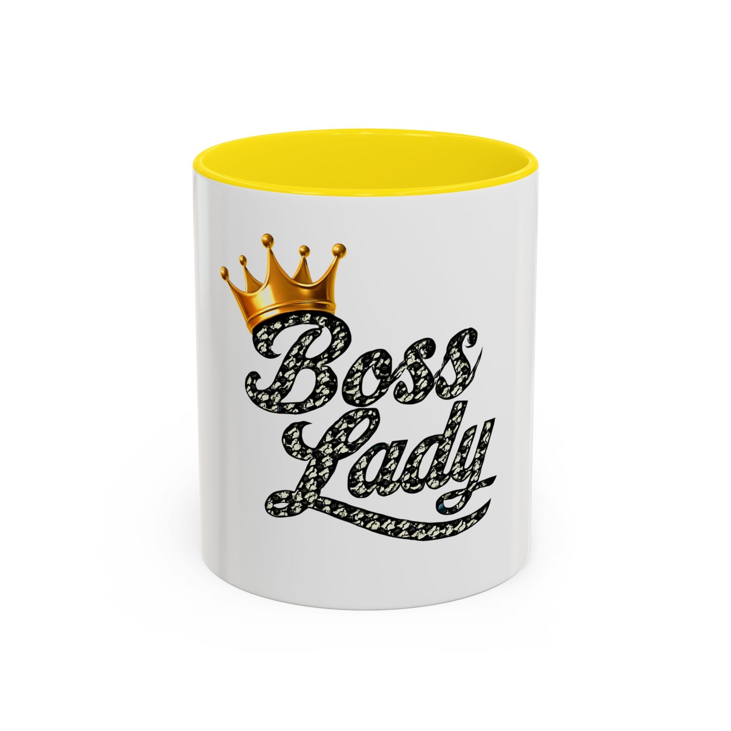 Boss Lady Accent Coffee Mug - Empowering Gift for Women