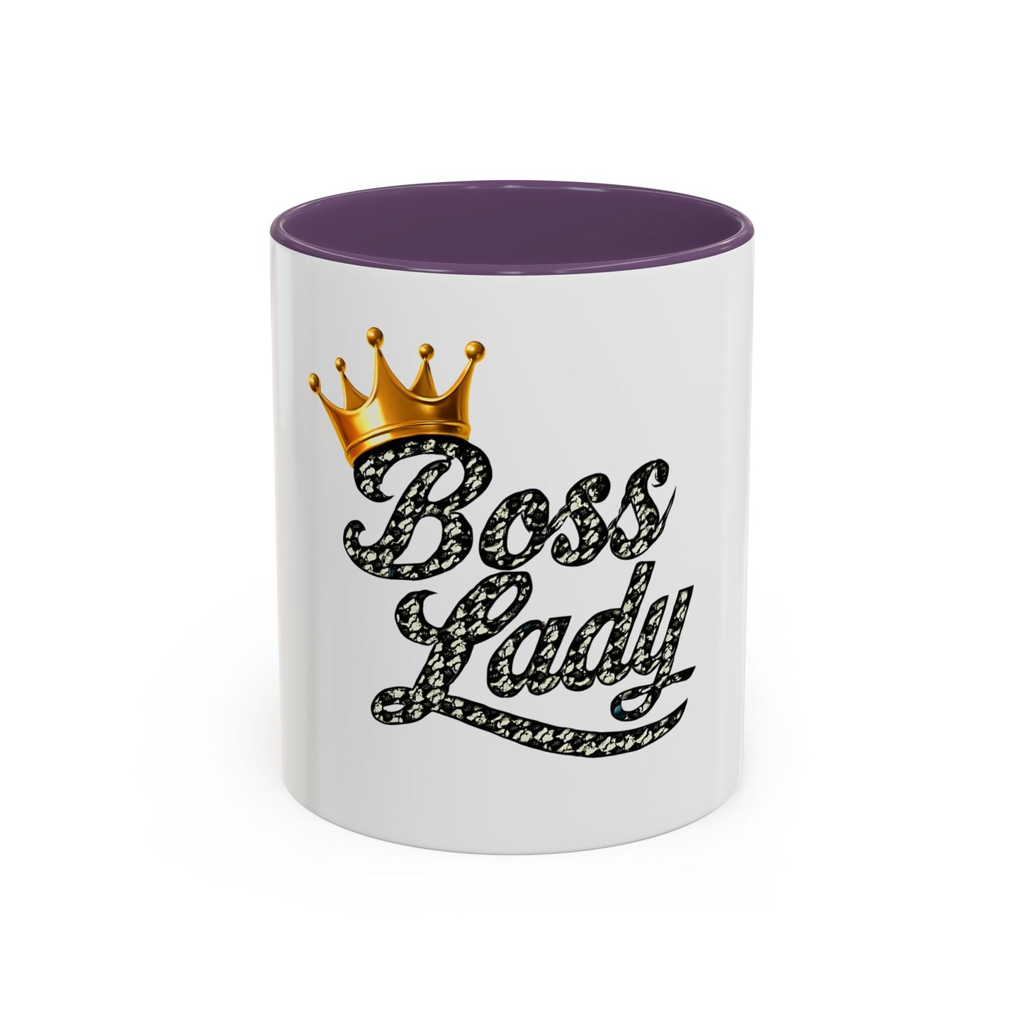 Boss Lady Accent Coffee Mug - Empowering Gift for Women