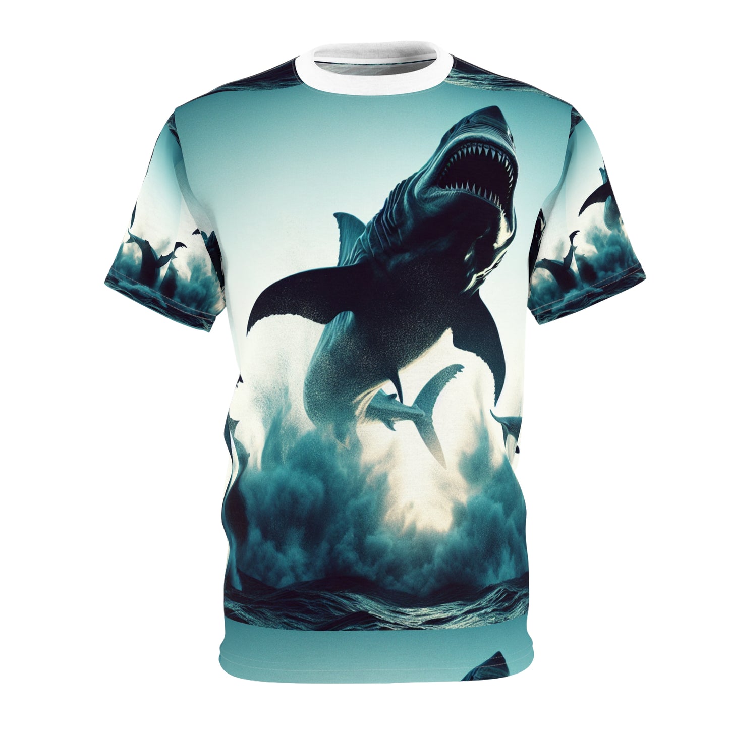 Ocean Adventure Shark Tee - Unisex Cut & Sew Shirt