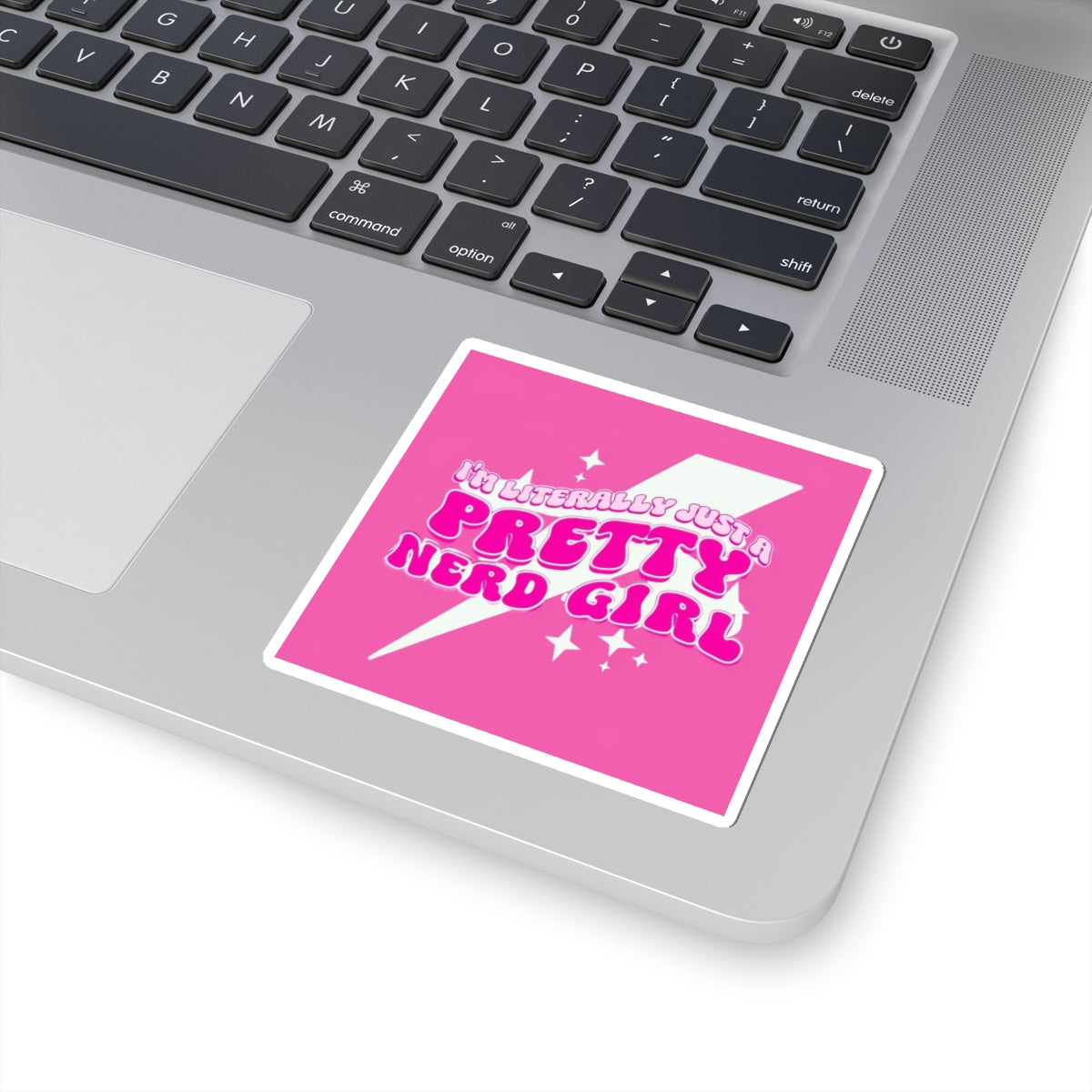 Cute Nerd Girl Kiss-Cut Stickers - Perfect for Laptops & Water Bottles