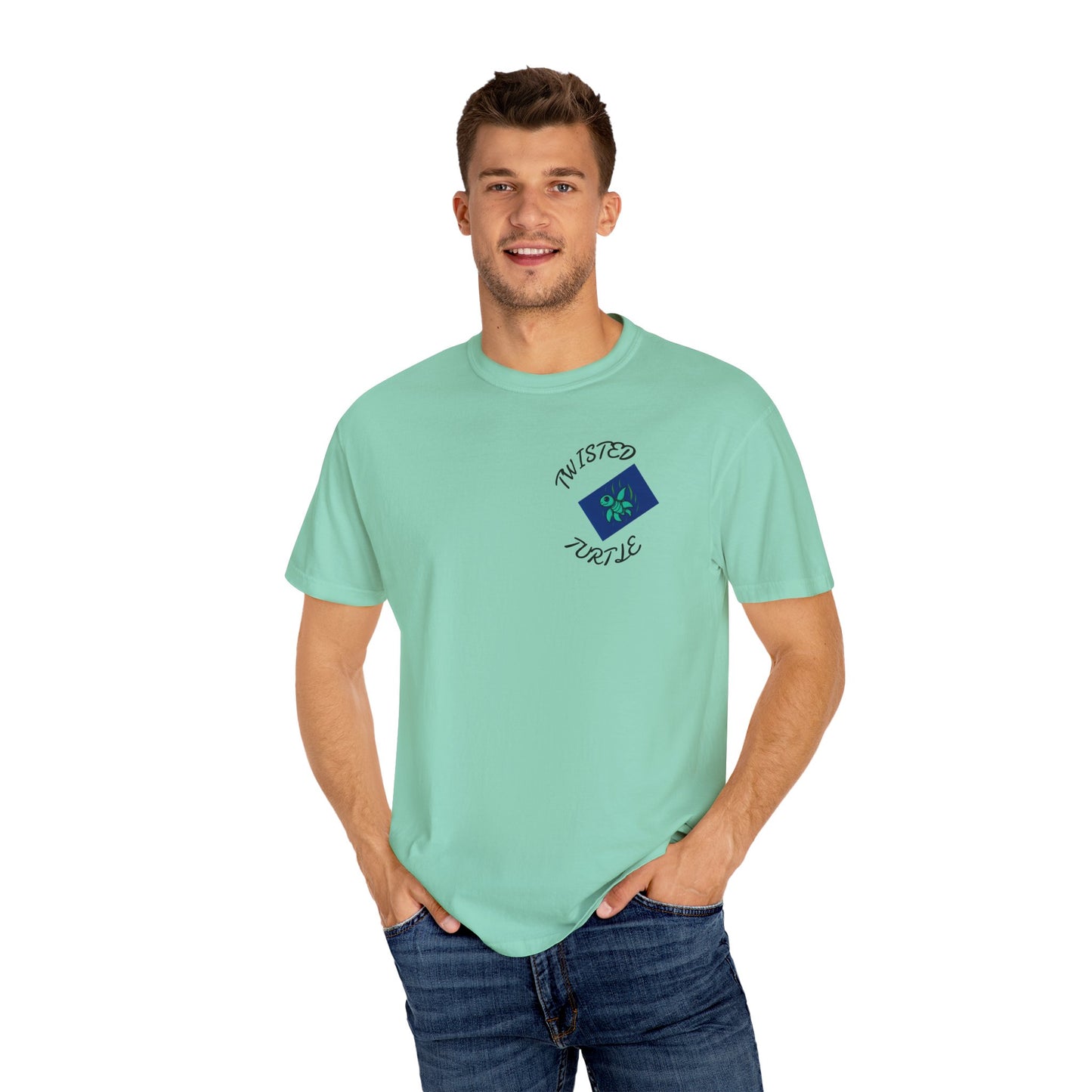 Ocean-Inspired Unisex Garment-Dyed T-shirt, Casual Tee, Beachwear, Eco-Friendly Fashion, Nature Lover Gift, Summer Apparel