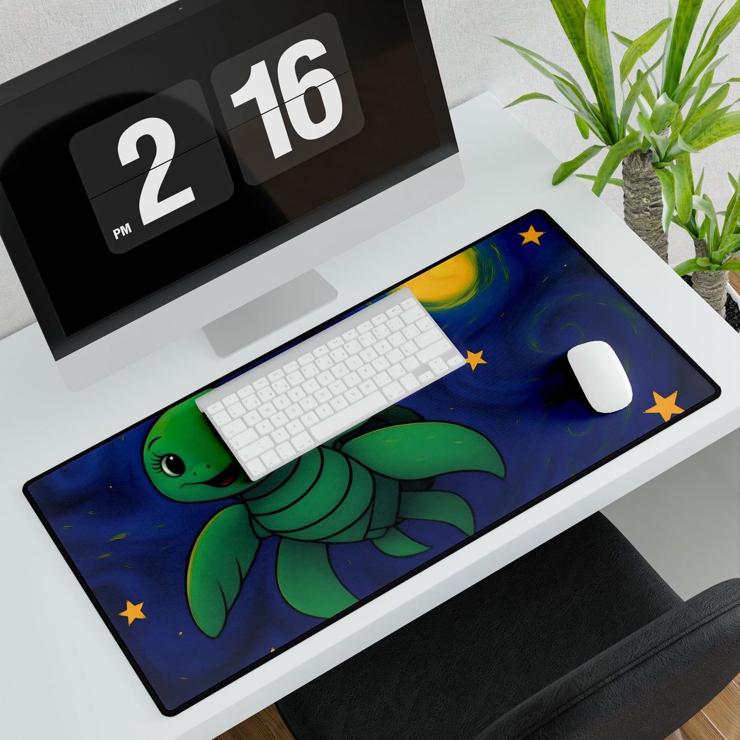 Colorful Sea Turtle Desk Mat – Fun & Functional for Kids' Study Spaces