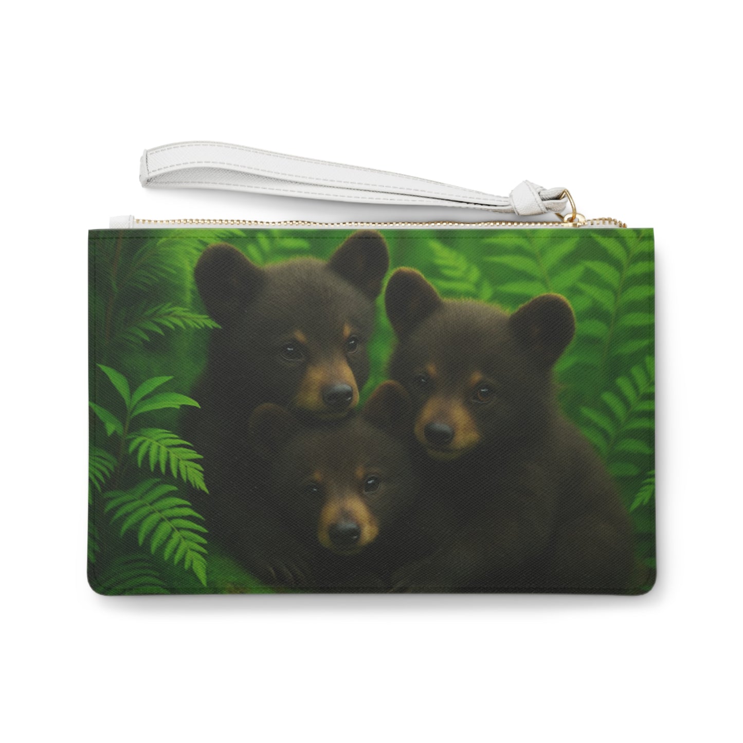 Forest Friends Clutch Bag – Cute Bear Design for Wildlife Lovers
