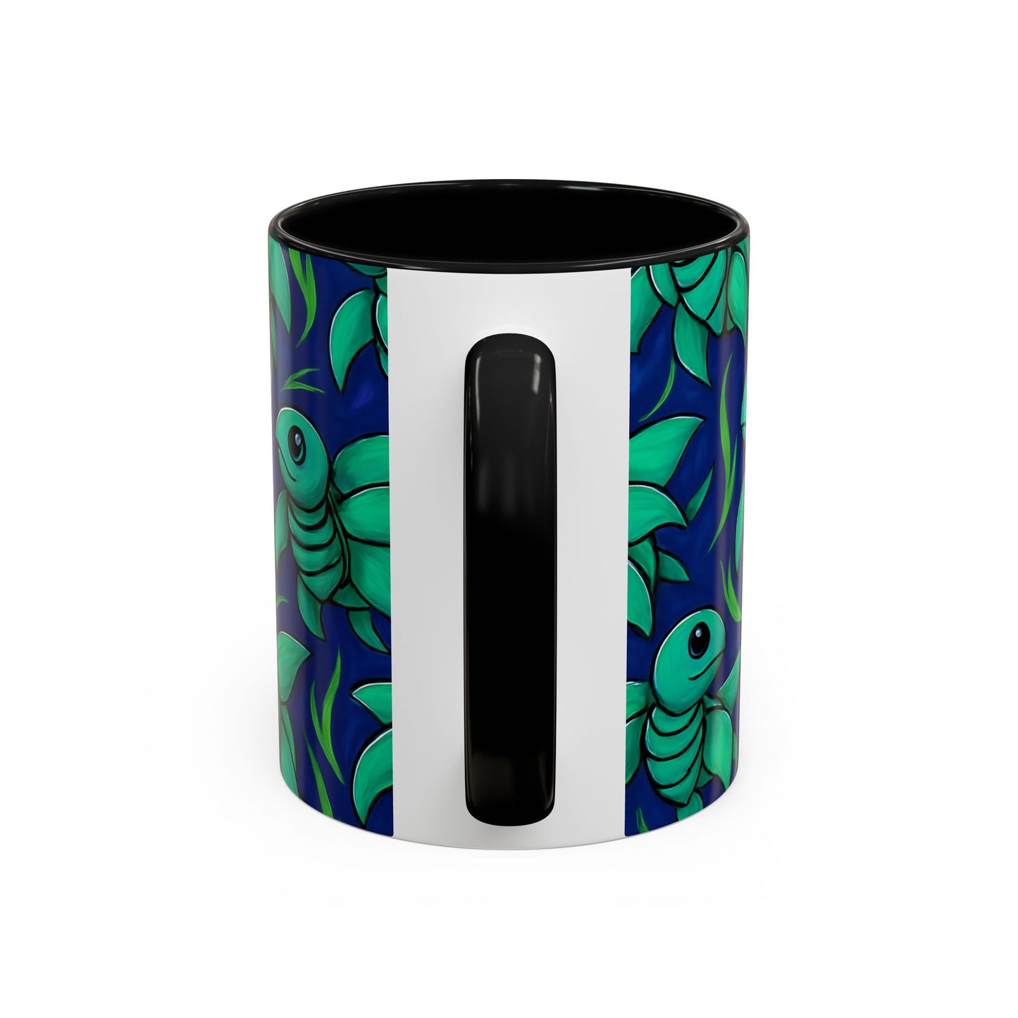Whimsical Sea Turtle Accent Coffee Mug - 11/15oz
