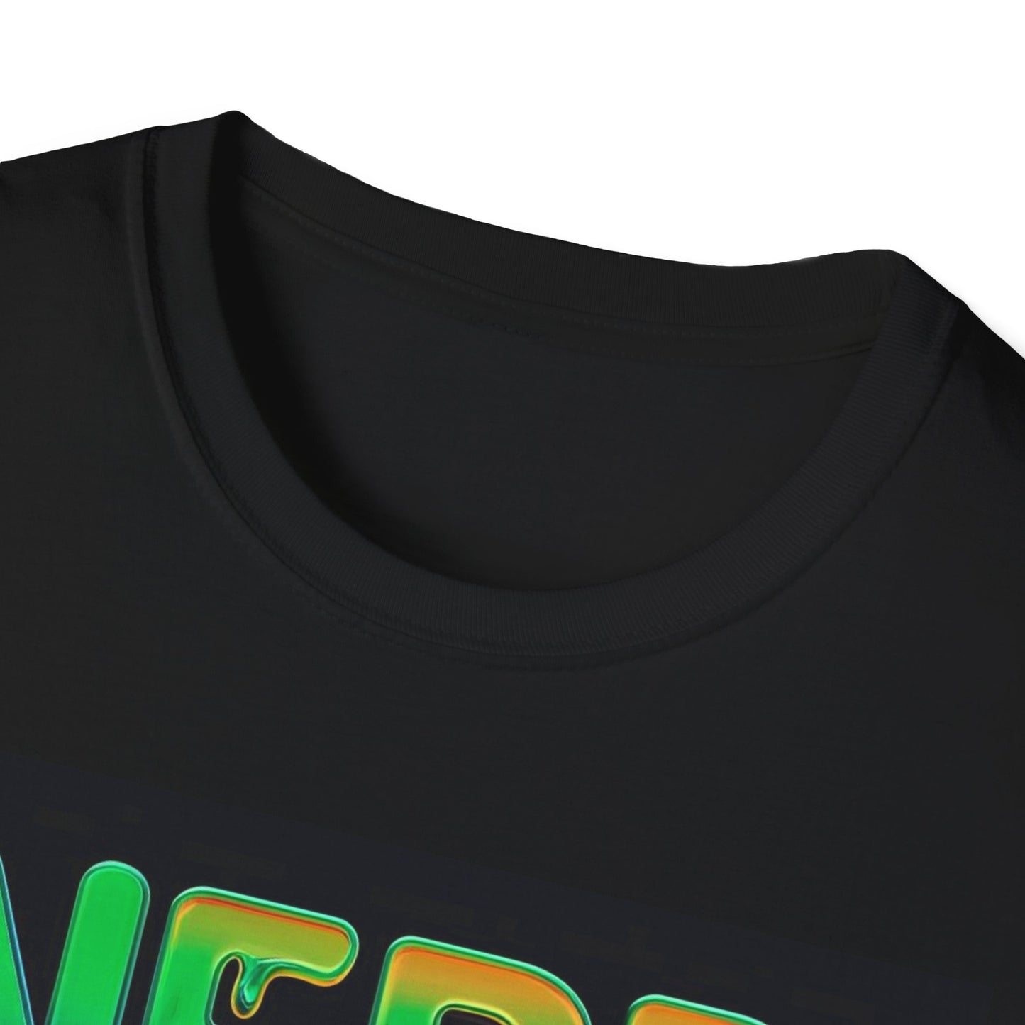 Nerd Vibes Unisex Softstyle T-Shirt - Colorful Dripping Design