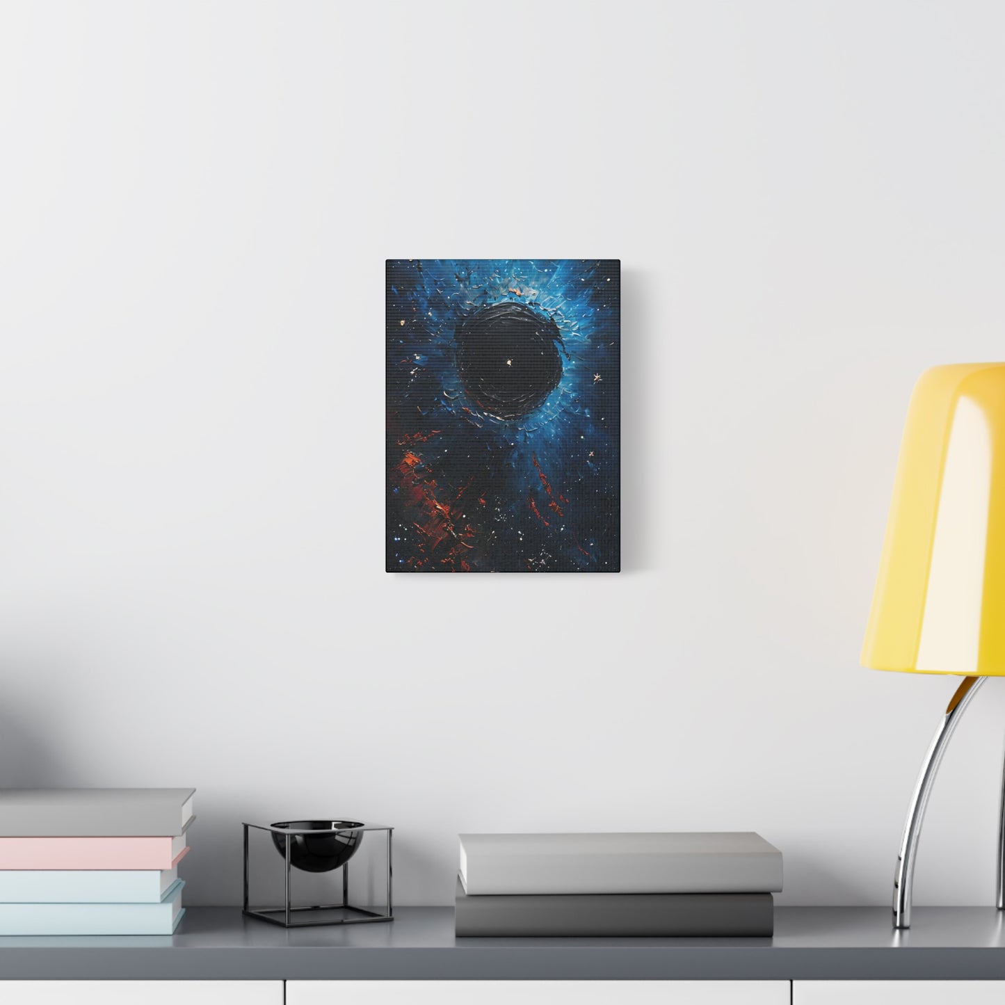 Cosmic Black Hole Canvas Art Print, Decor for Space Lovers, Unique Gift for Astronomers, Home or Office Wall Decor, Gallery Wrap Canvas