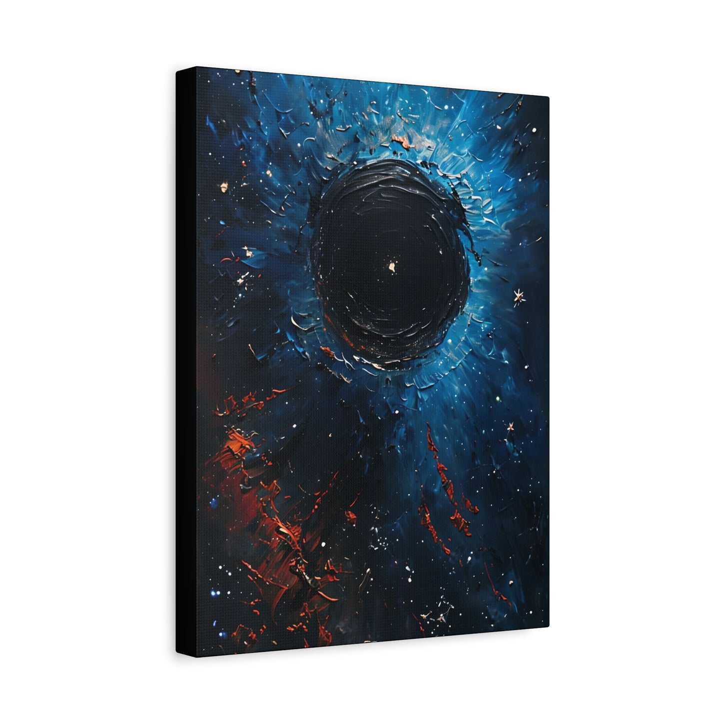 Cosmic Black Hole Canvas Art Print, Decor for Space Lovers, Unique Gift for Astronomers, Home or Office Wall Decor, Gallery Wrap Canvas