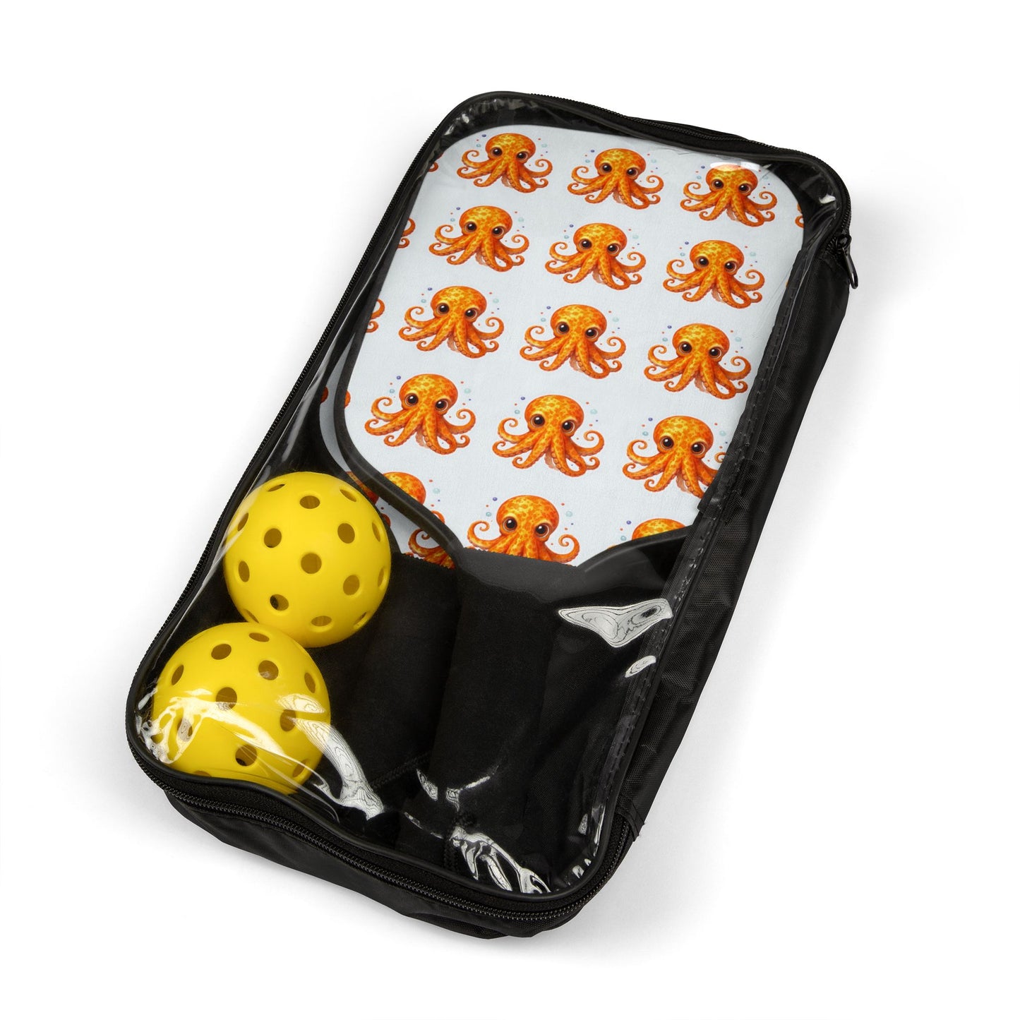 Whimsical Octopus Pickleball Set - Fun Paddles & Balls for Play