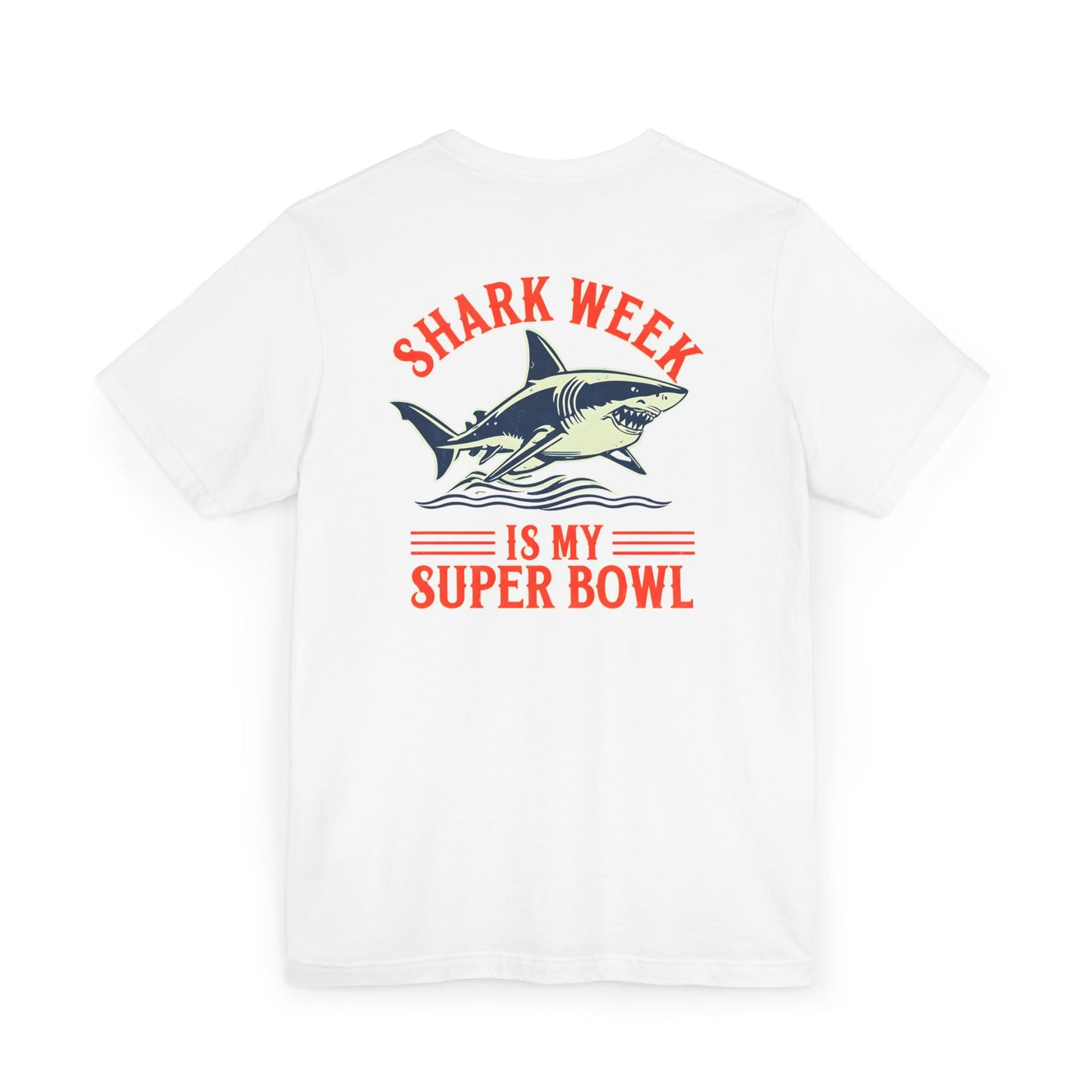 Shark Week Unisex Jersey T-Shirt, Funny Shark Tee, Gift for Shark Lovers, Summer Apparel, Ocean Themed Clothing