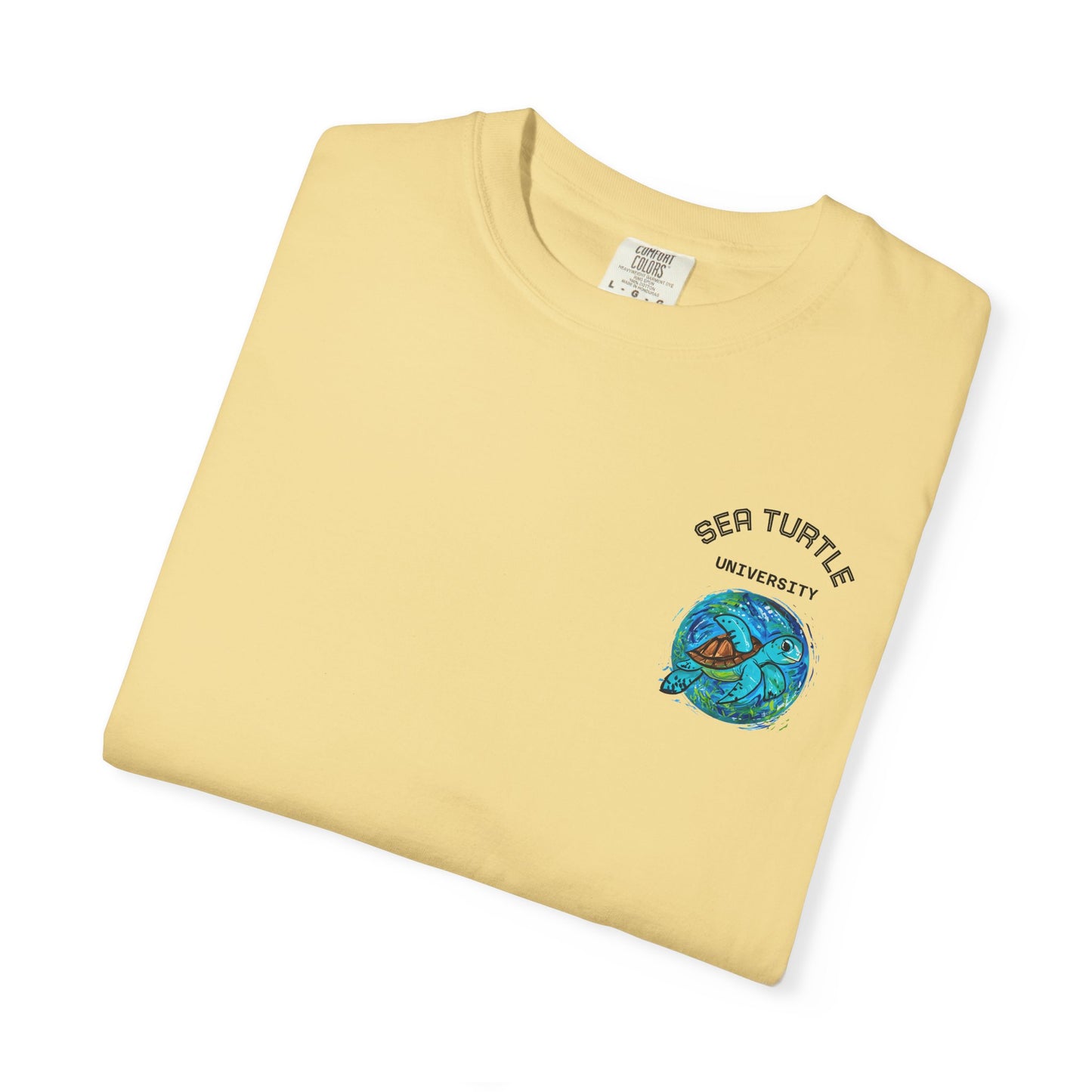 Sea Turtle University Unisex Garment-Dyed T-shirt