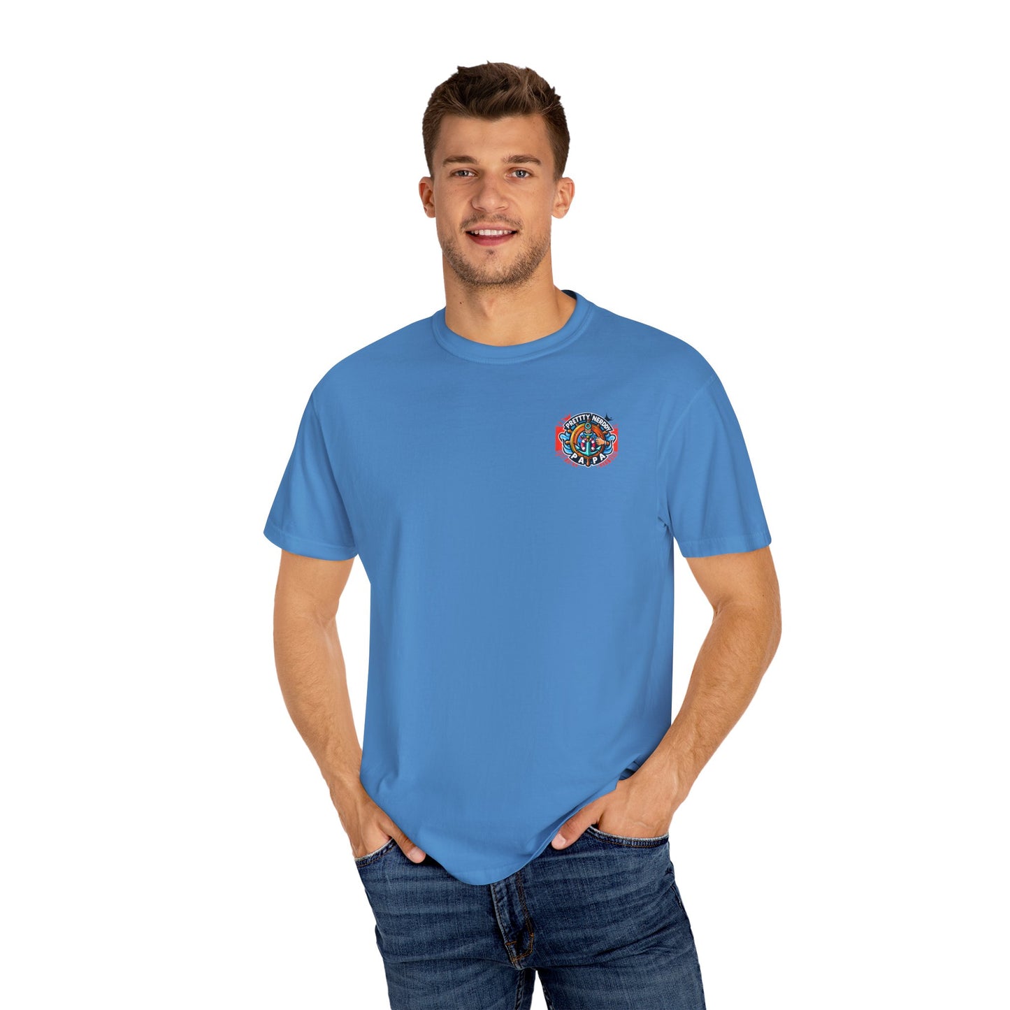 Nerdy Fishing Team T-Shirt for Dads, Summer Gift for Fishermen, Beachwear, Graphic Tee, Father's Day, Casual Style
