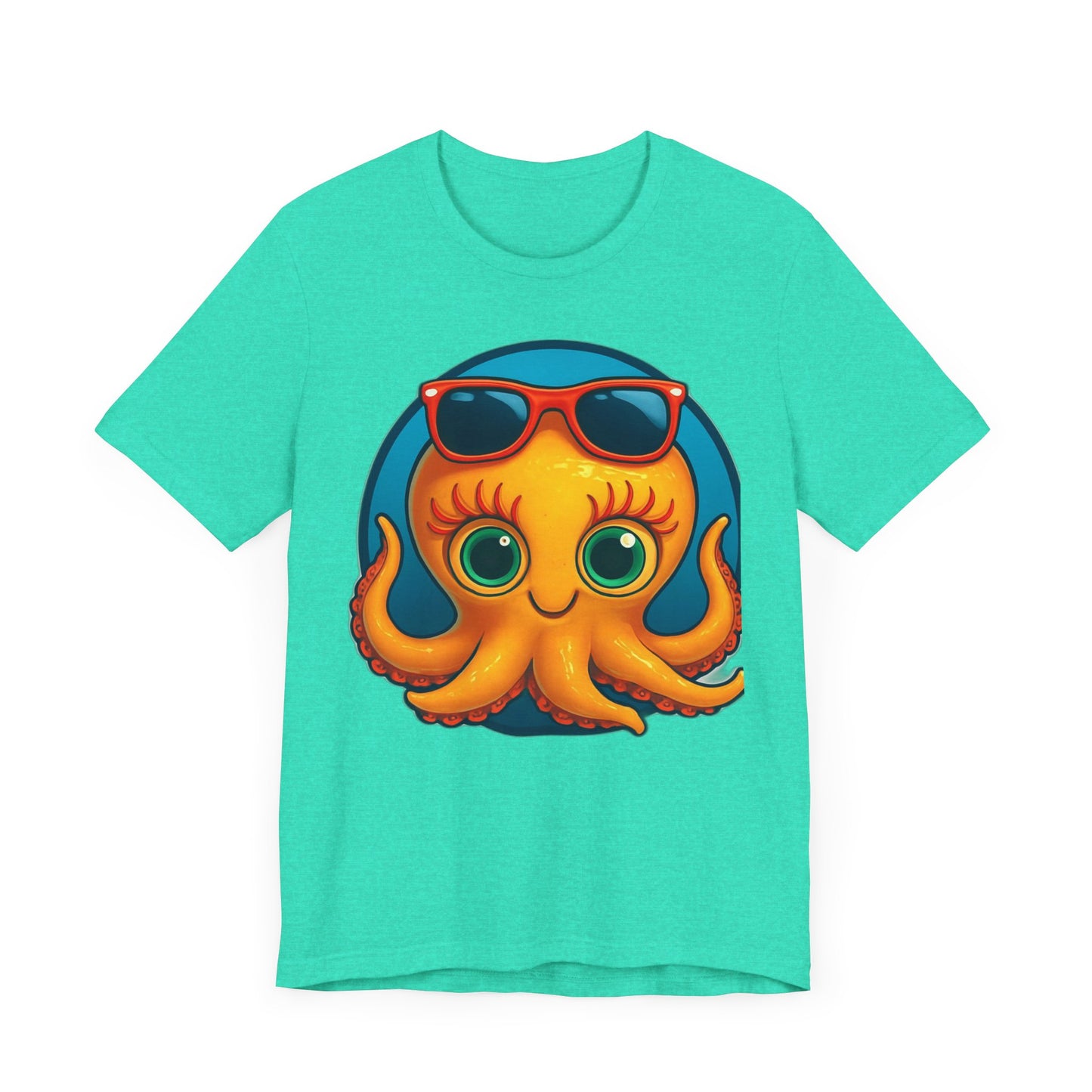 Cool Octopus Graphic Tee - Fun Unisex Jersey Short Sleeve T-Shirt