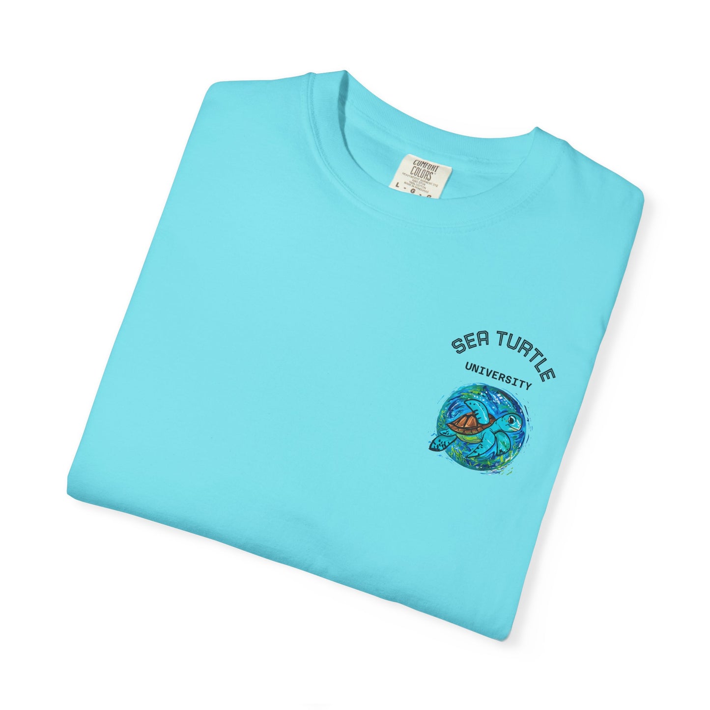 Sea Turtle University Unisex Garment-Dyed T-shirt