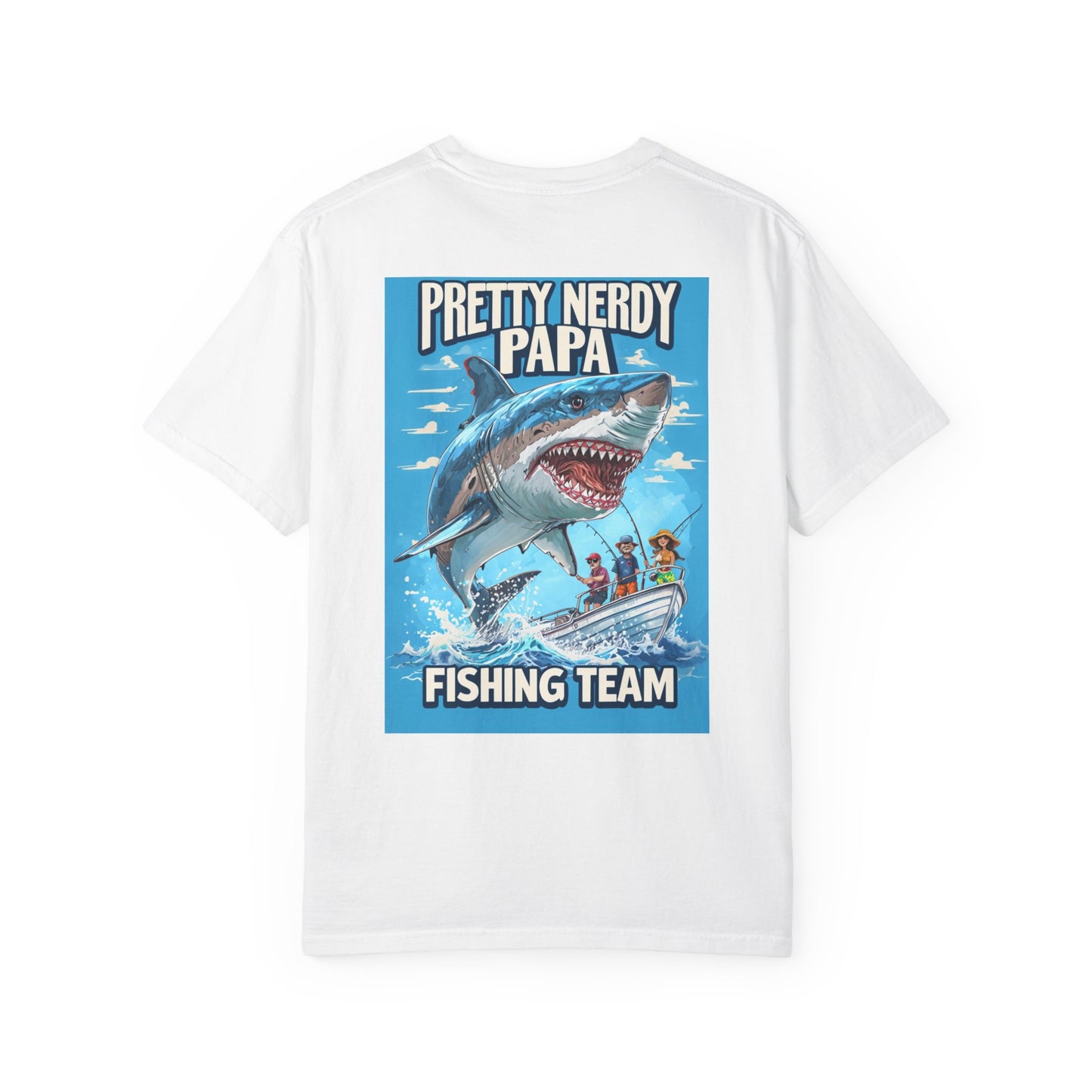 Nerdy Fishing Team T-Shirt for Dads, Summer Gift for Fishermen, Beachwear, Graphic Tee, Father's Day, Casual Style