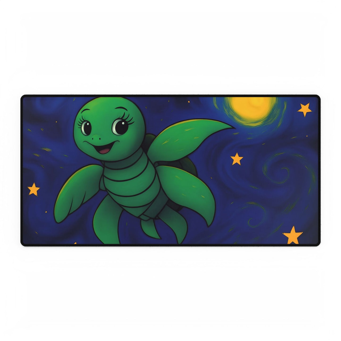 Colorful Sea Turtle Desk Mat – Fun & Functional for Kids' Study Spaces