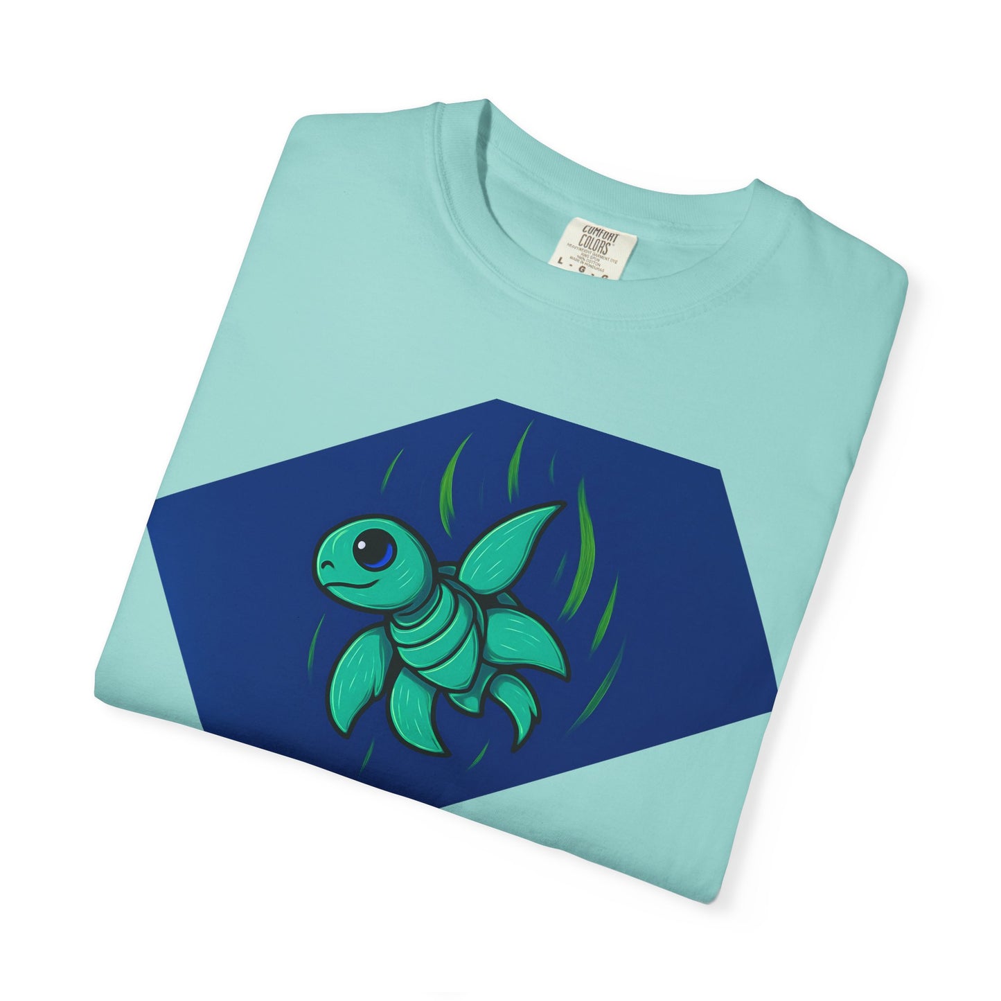 Ocean-Inspired Unisex Garment-Dyed T-shirt, Casual Tee, Beachwear, Eco-Friendly Fashion, Nature Lover Gift, Summer Apparel