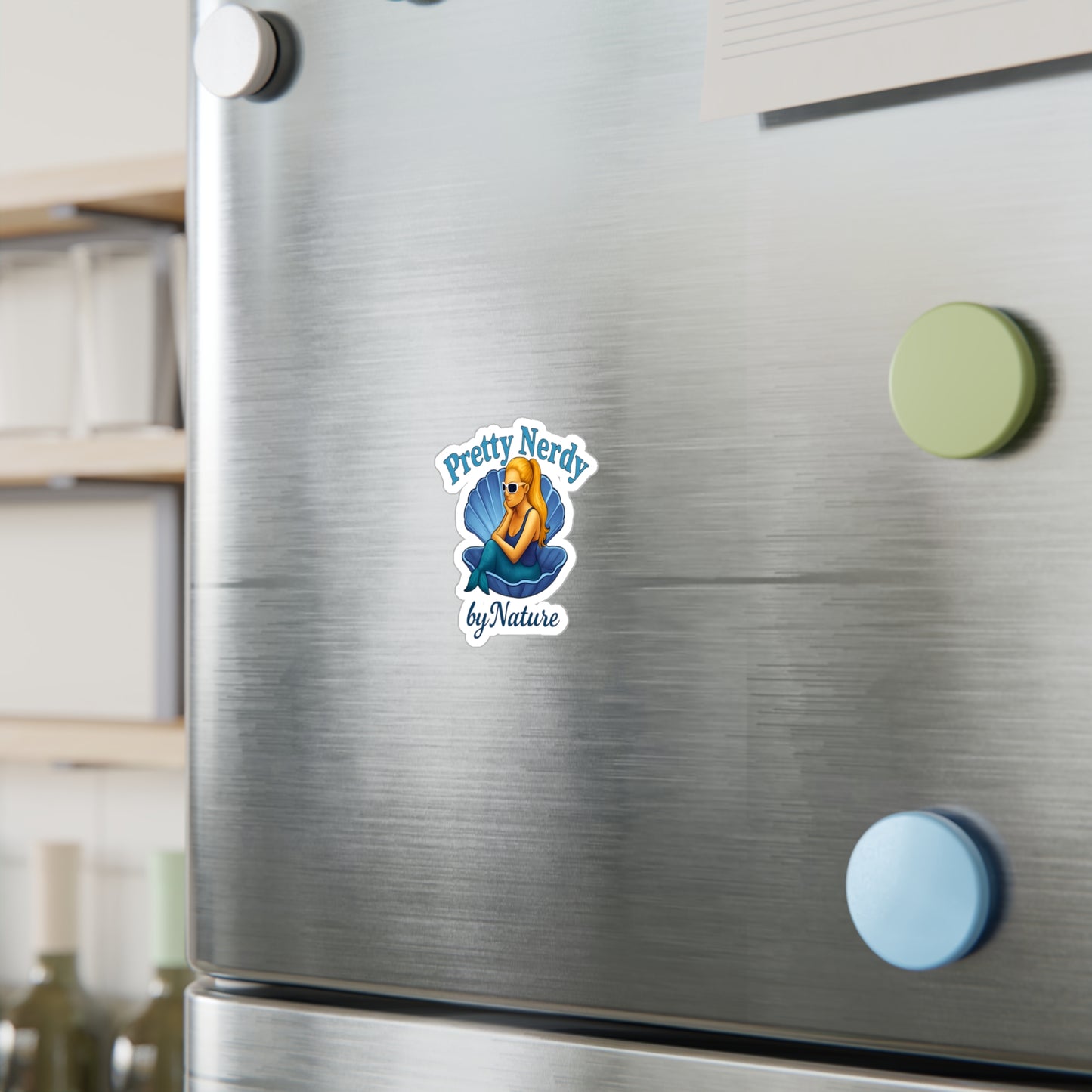 Pretty Nerdy Nature Vinyl Decals - Fun and Stylish Sticker for Ocean Lovers