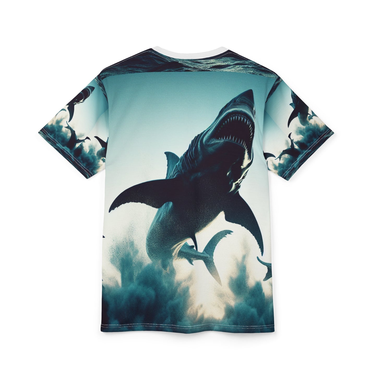 Ocean Adventure Shark Tee - Unisex Cut & Sew Shirt