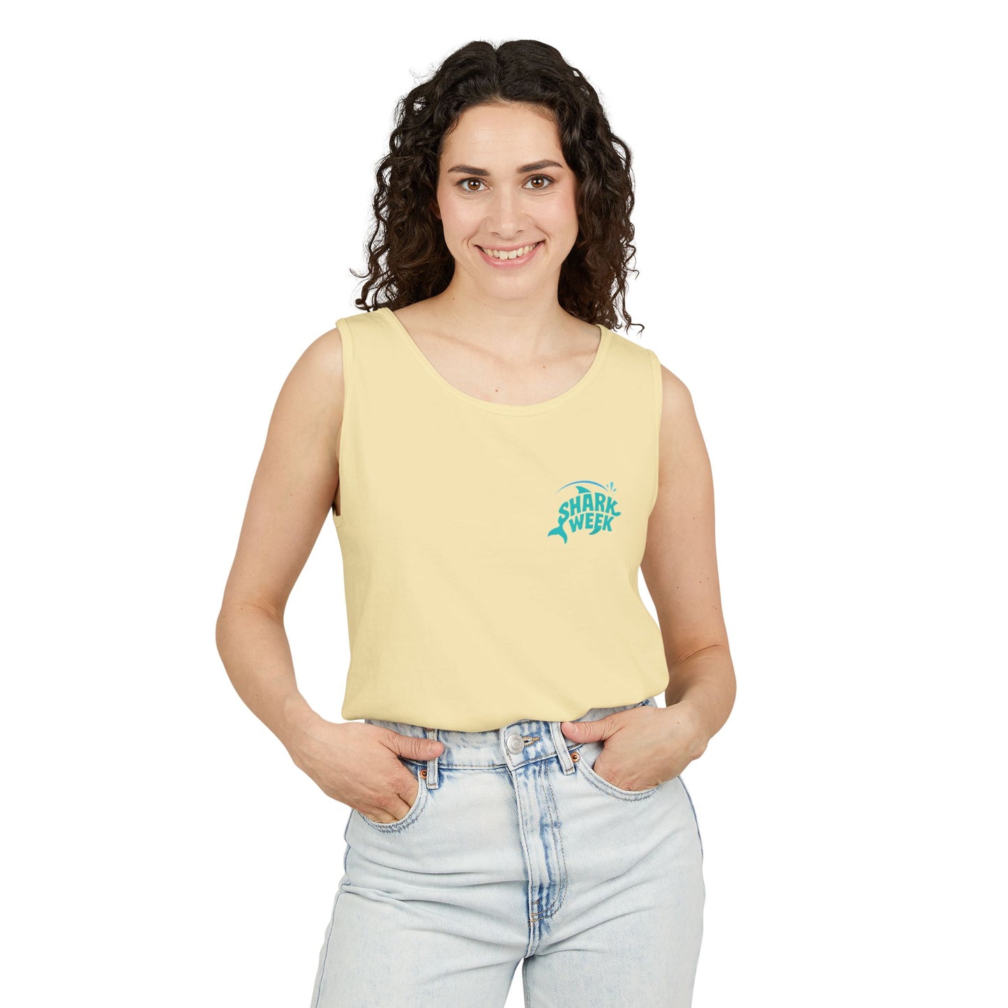 Shark Week Tank Top, Unisex Summer Shirt, Beachwear for Shark Lovers, Fun Gift for Shark Week, Casual Outdoor Apparel, Marine Creature [...]