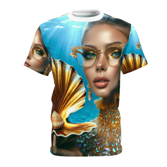 Elegant Mermaid-Inspired Unisex Tee - Ocean Vibes & Glamour