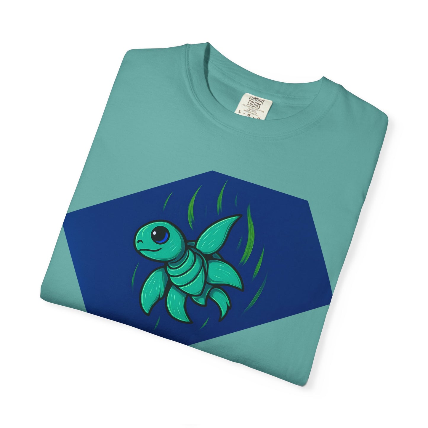 Ocean-Inspired Unisex Garment-Dyed T-shirt, Casual Tee, Beachwear, Eco-Friendly Fashion, Nature Lover Gift, Summer Apparel