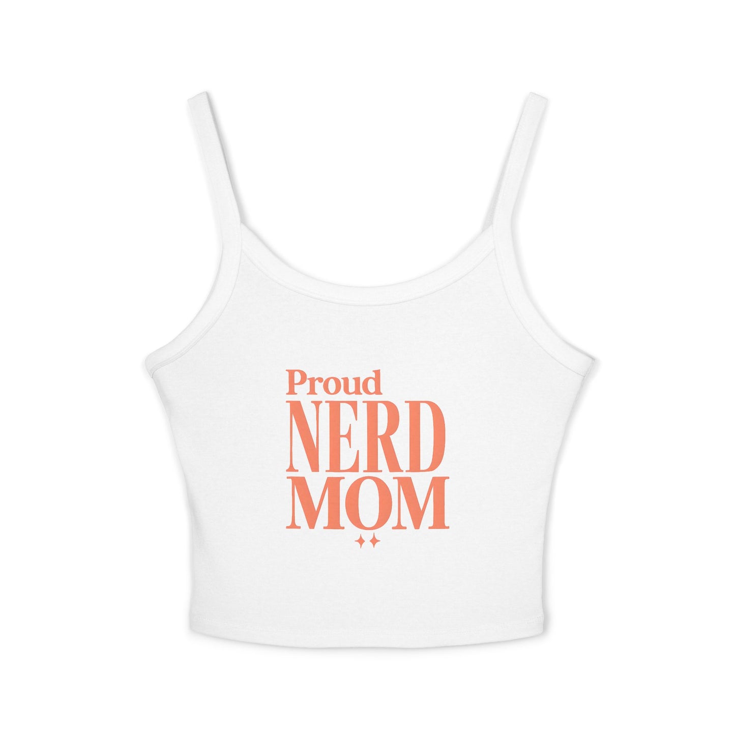 Proud Nerd Mom Spaghetti Strap Tank Top