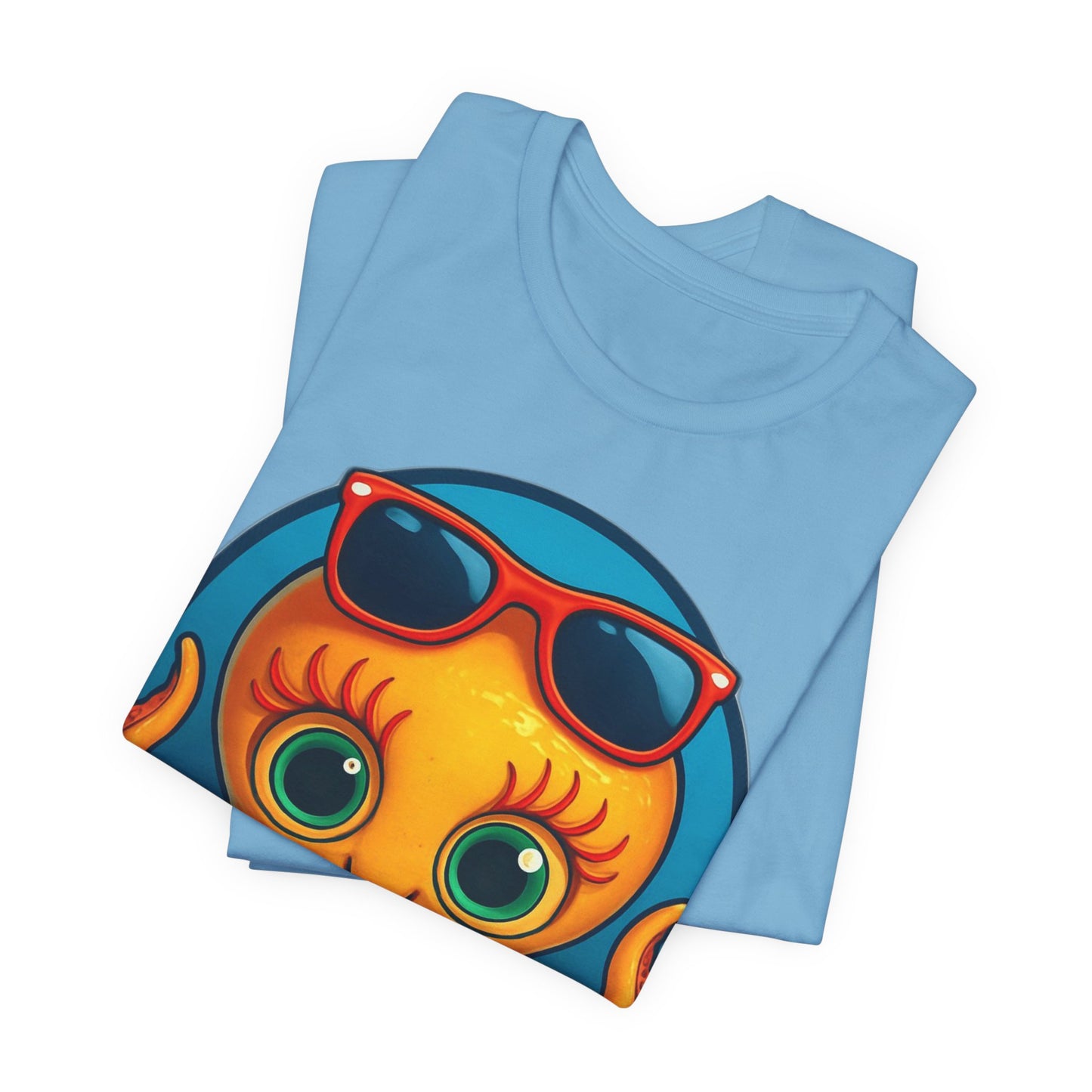 Cool Octopus Graphic Tee - Fun Unisex Jersey Short Sleeve T-Shirt
