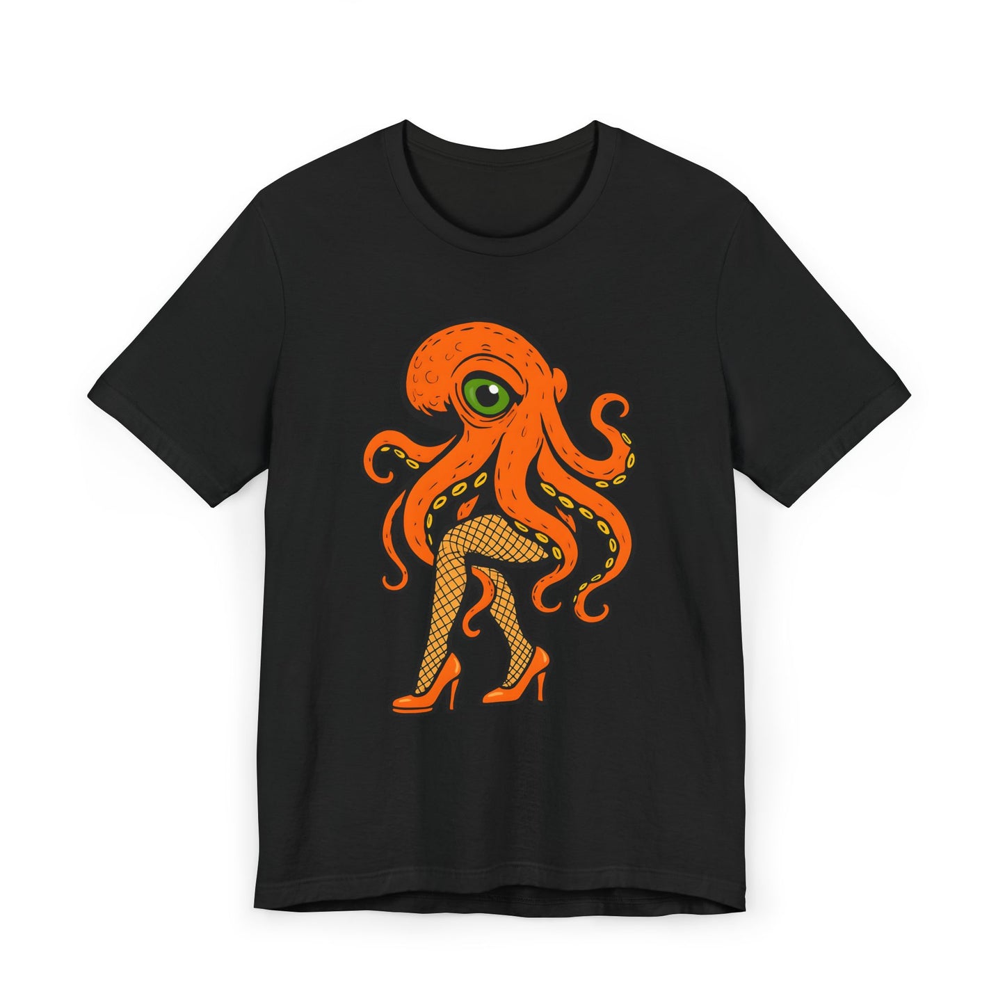 Whimsical Octopus Graphic T-Shirt - Fun Unisex Jersey Tee for Sea Lovers